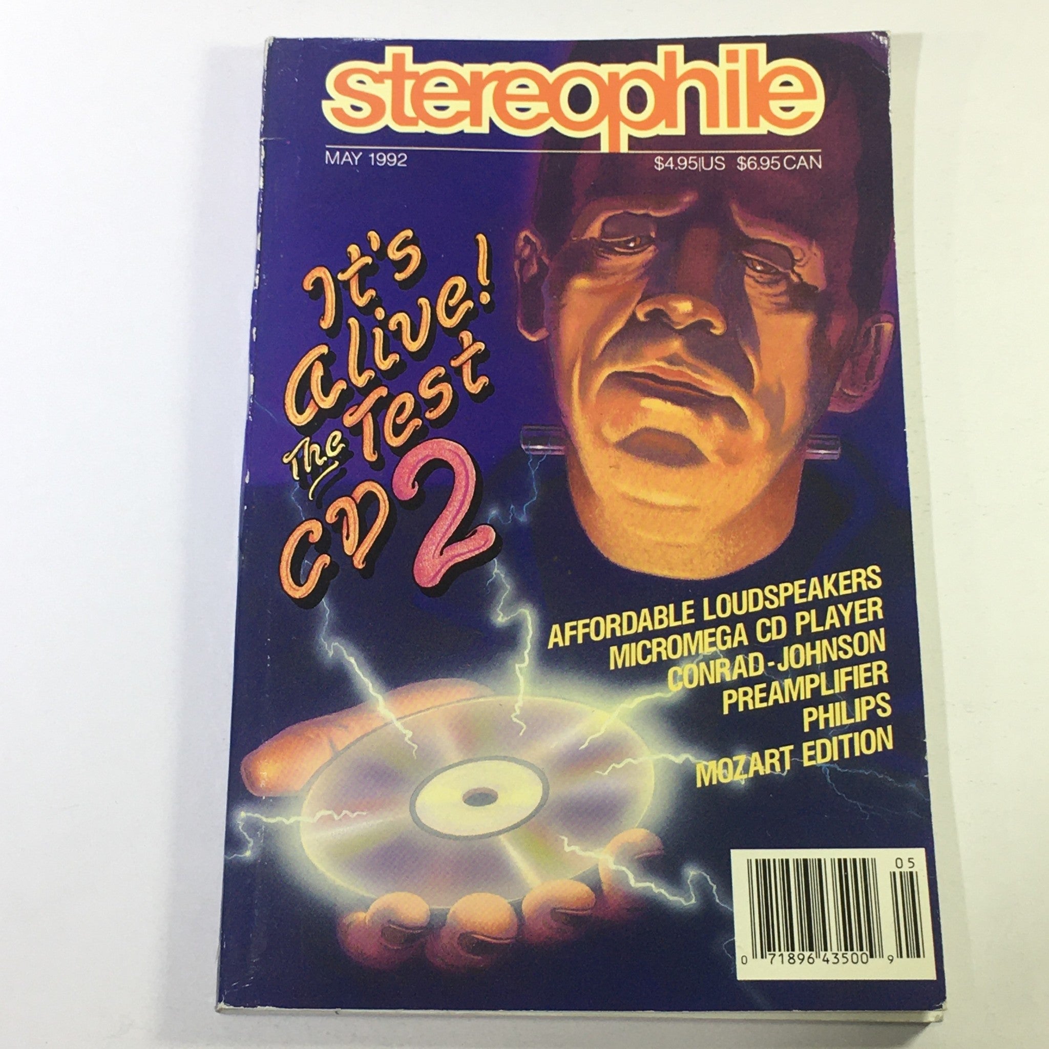 Stereophile Magazine May 1992 - Conrad-Johnson Pre AMP / Philips Mozart Edition