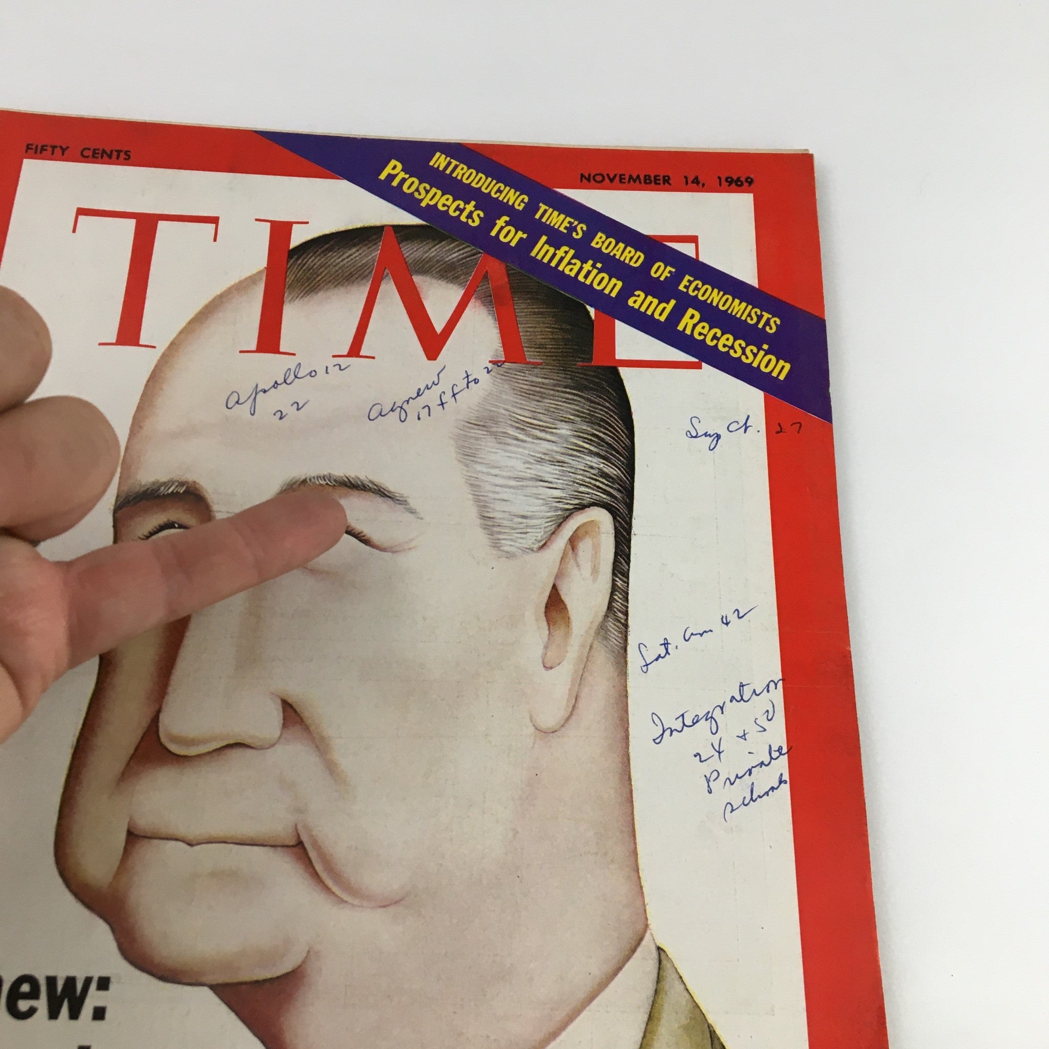 Time Magazine November 14 1969 Vol. 94 No. 20 Spiro Agnew, Richard Nixon's Voice