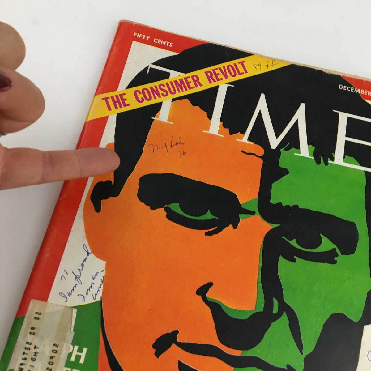 Time Magazine Dec 12 1969 Ralph Nader Vintage
