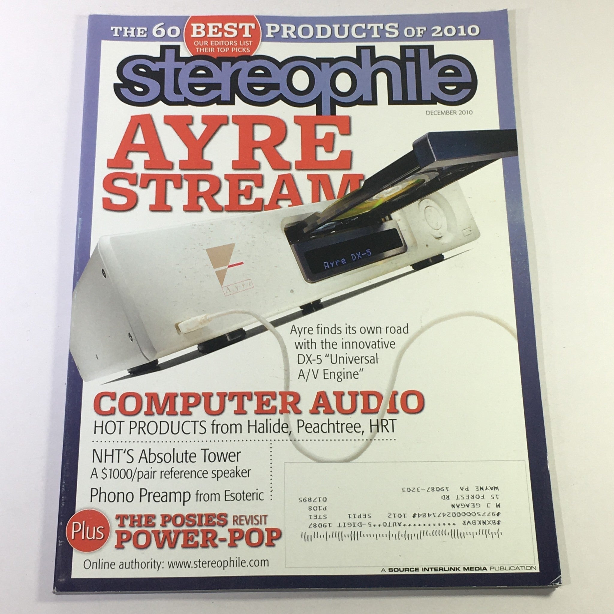 Stereophile Magazine December 2010 - Ayre Stream / DX-5 Universal A/V Engine