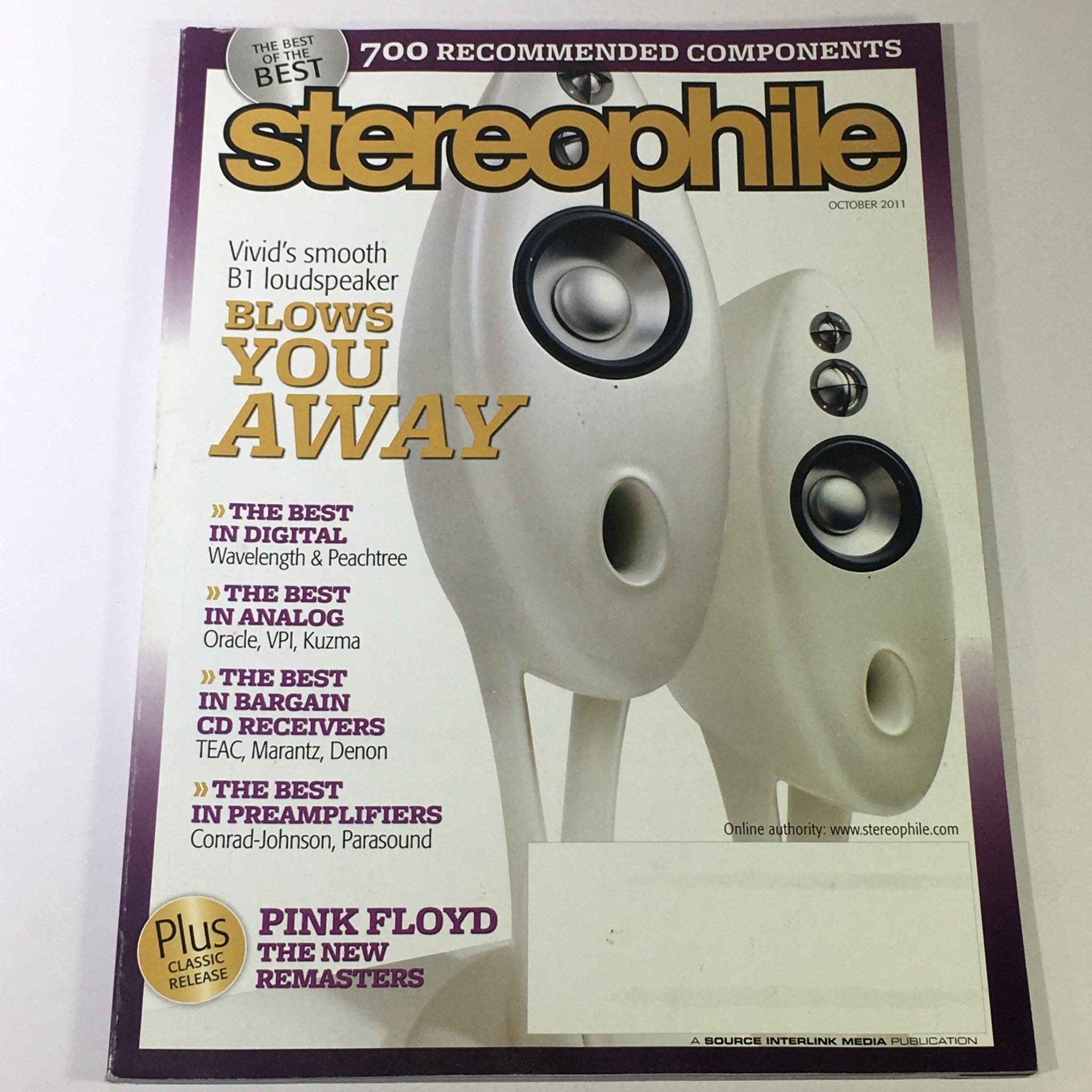 Stereophile Magazine October 2011 - Pink Floyd Remasters / TEAC CD Receivers