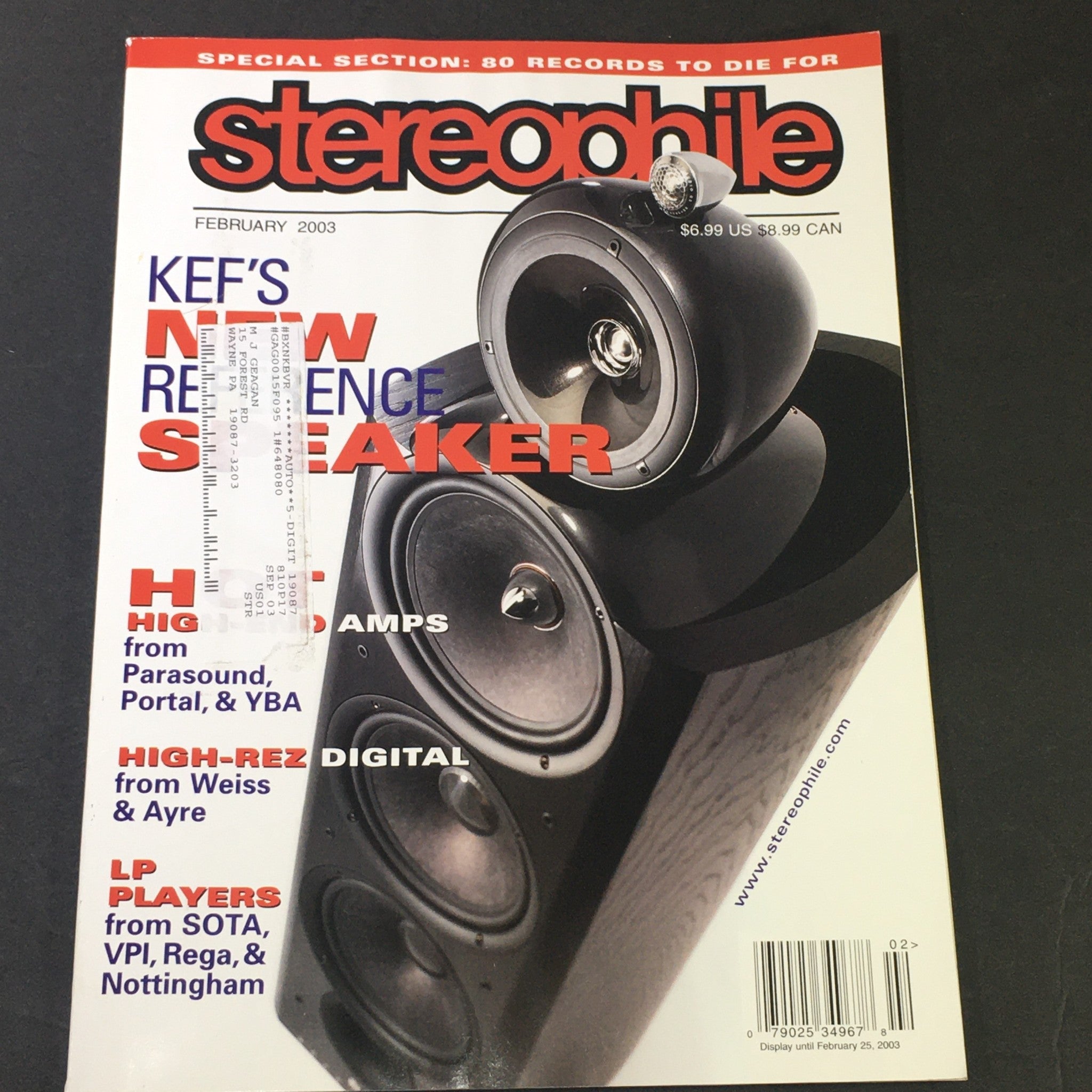 Stereophile Magazine February 2003 - High-Rez Digital from Weiss & Ayre