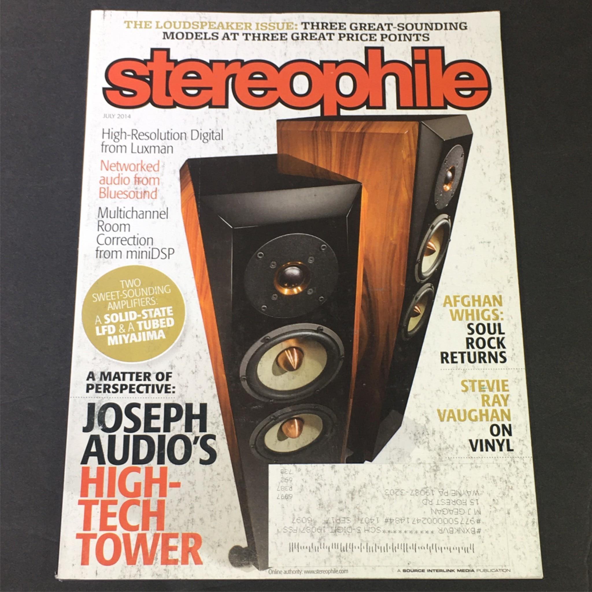 Stereophile Magazine July 2014 - Joseph Audio Power / Stevie Ray Vaughan