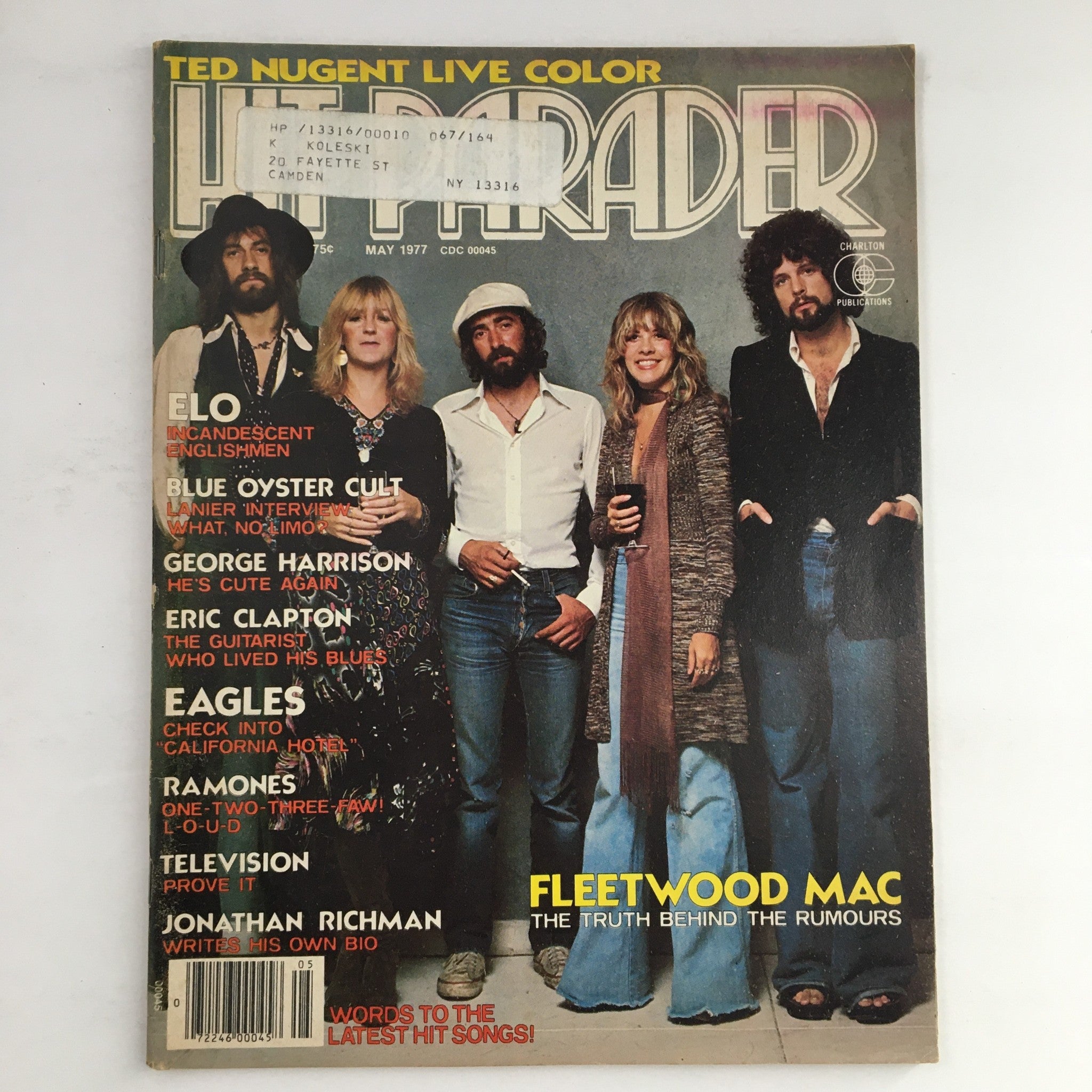 Hit Parader Magazine May 1977 Fleetwood Mac, Elo, Blue Oyster Cult & Ramones