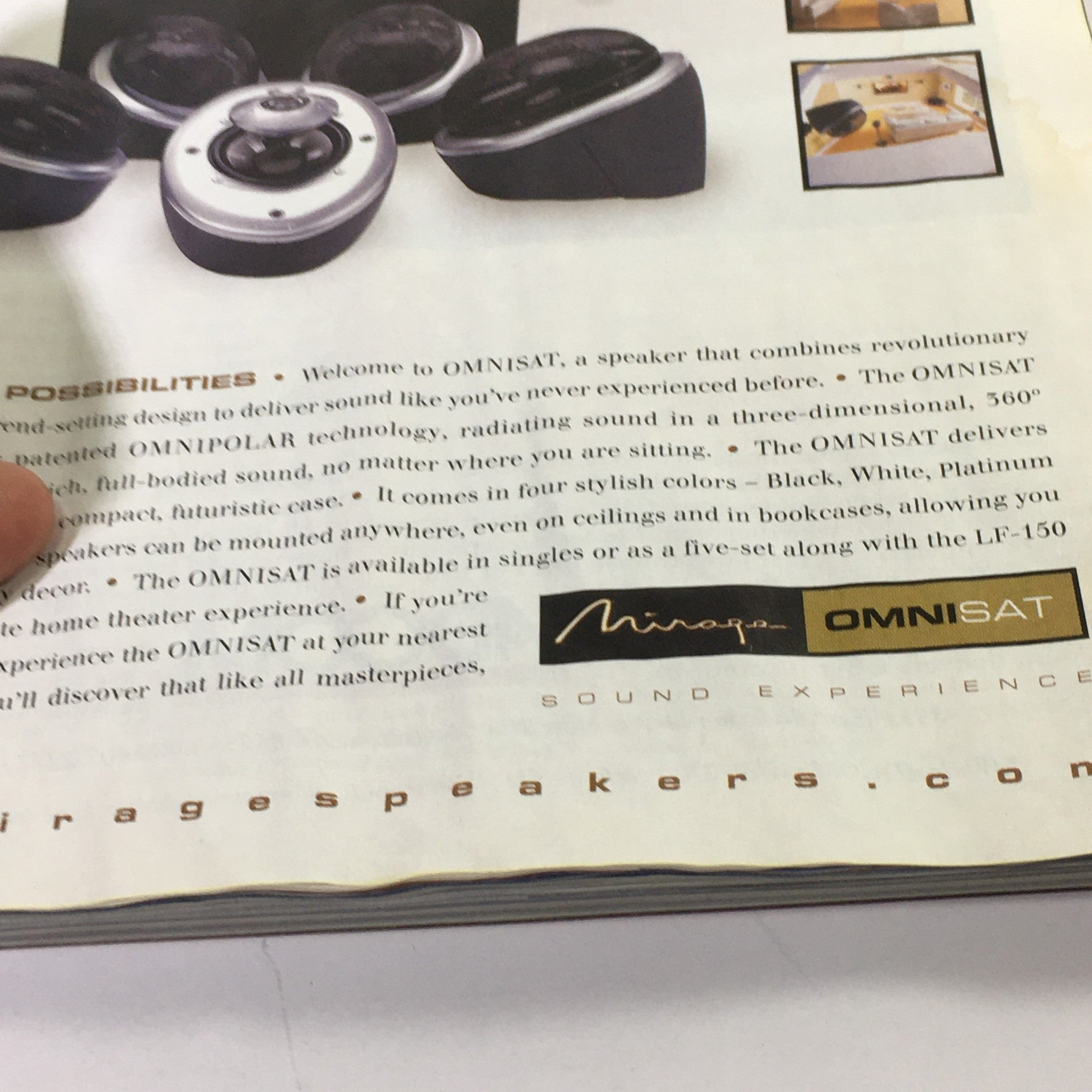 Stereophile Magazine October 2002 - RBH, Joseph & Lumen White Loudspeakers