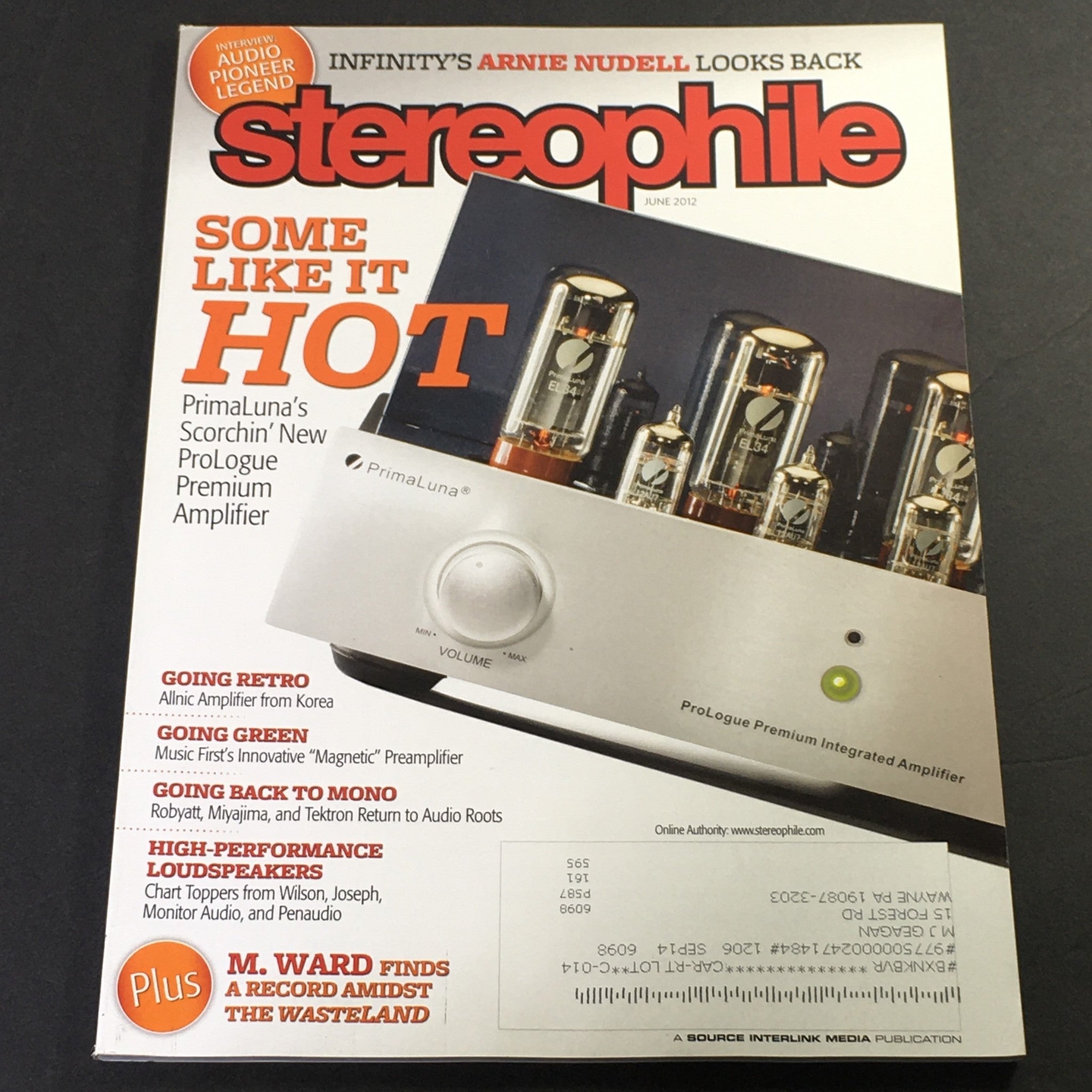 Stereophile Magazine June 2012 - PrimaLuna ProLogue Premium Amplifier