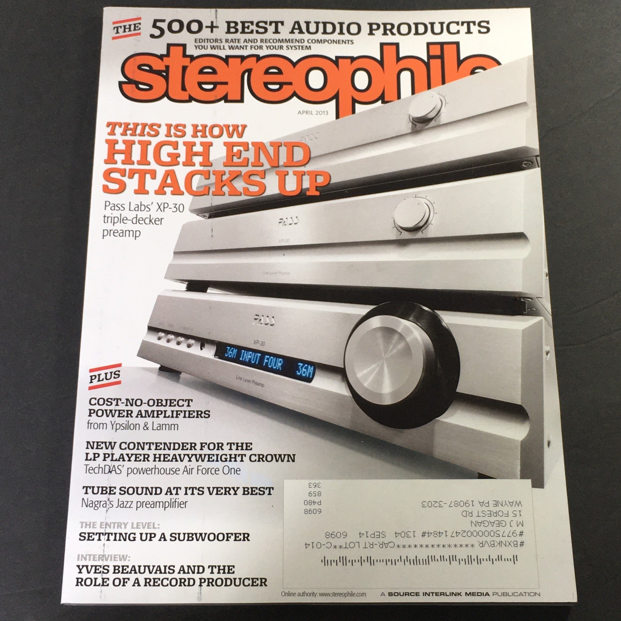 Stereophile Magazine April 2013 - The Pass Labs' XP-30 Triple Decker Preamp