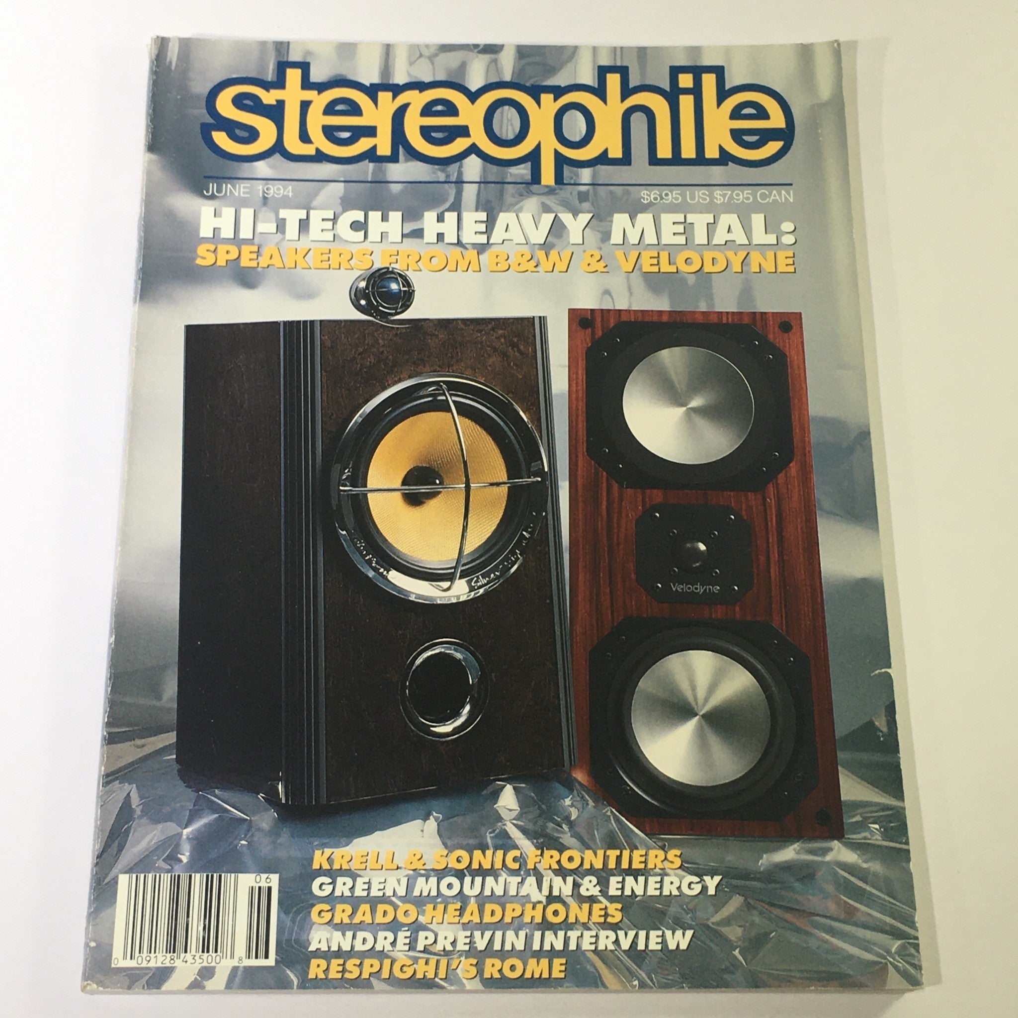 Stereophile Magazine June 1994 - B&W & Velodyne Speakers / Krell Sonic Frontiers