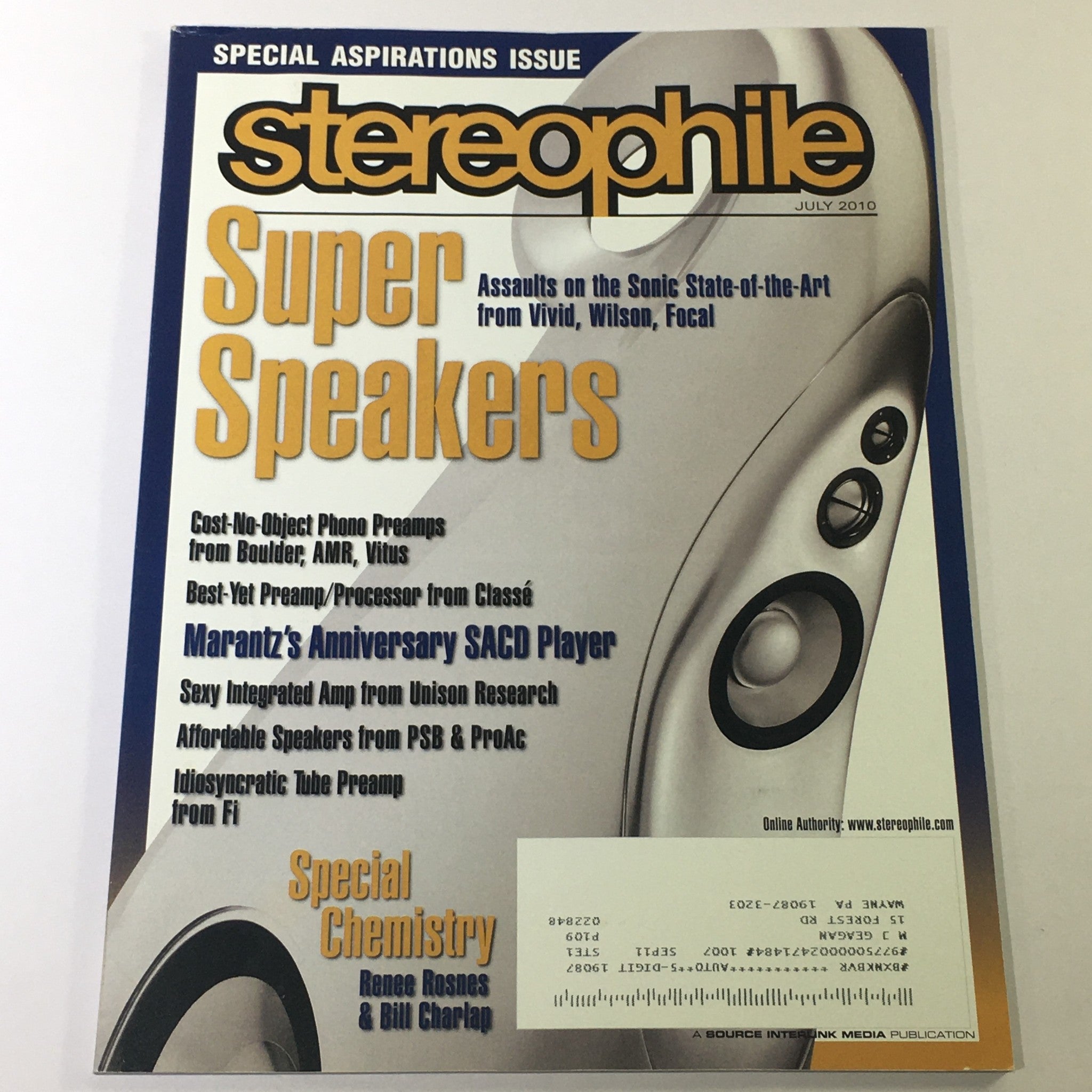 Stereophile Magazine July 2010 - Marantz SACD Player / Idiosyncratic Tube PreAMP