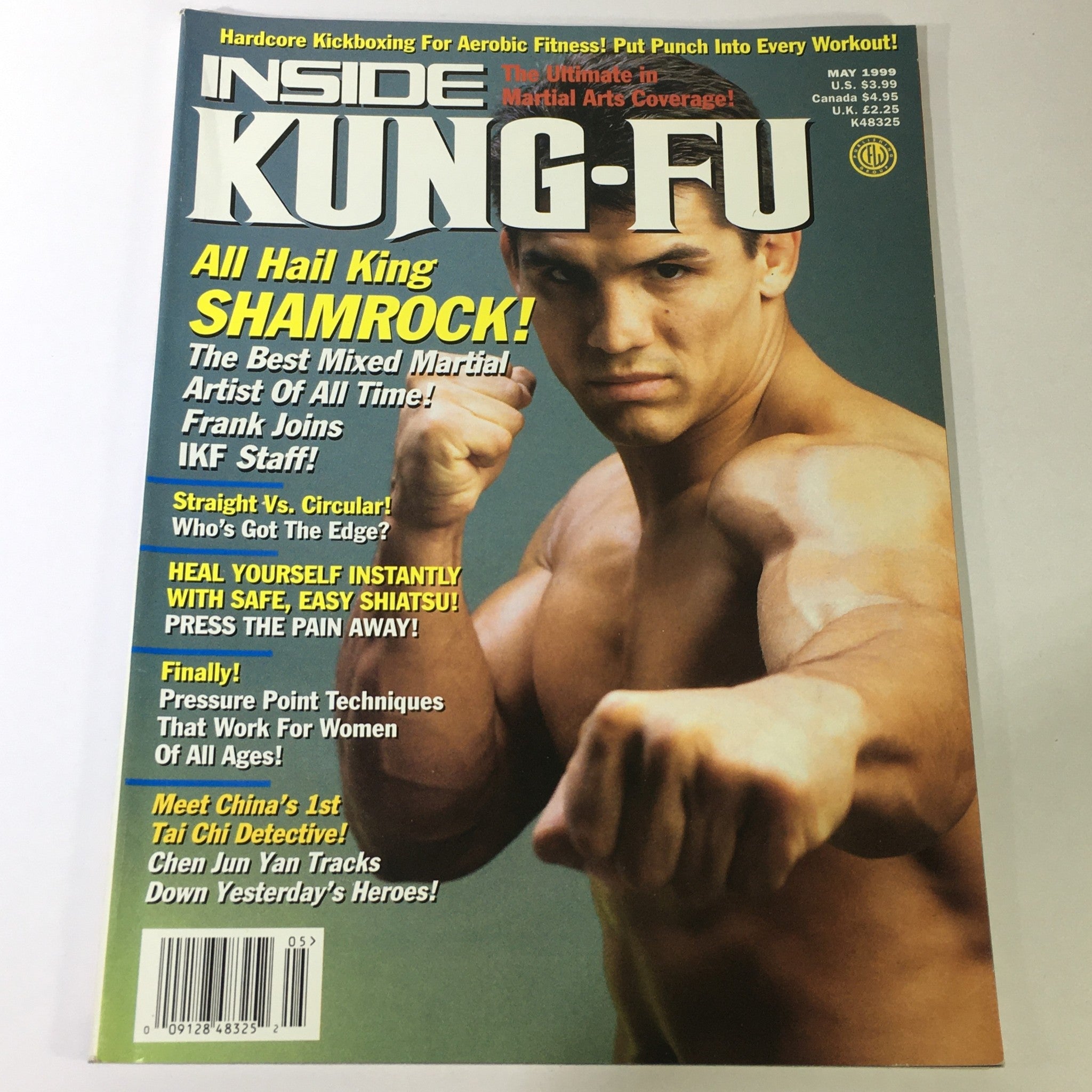 Inside Kung Fu Magazine May 1999 - Ken Shamrock / Chen Jun Yan / Newsstand