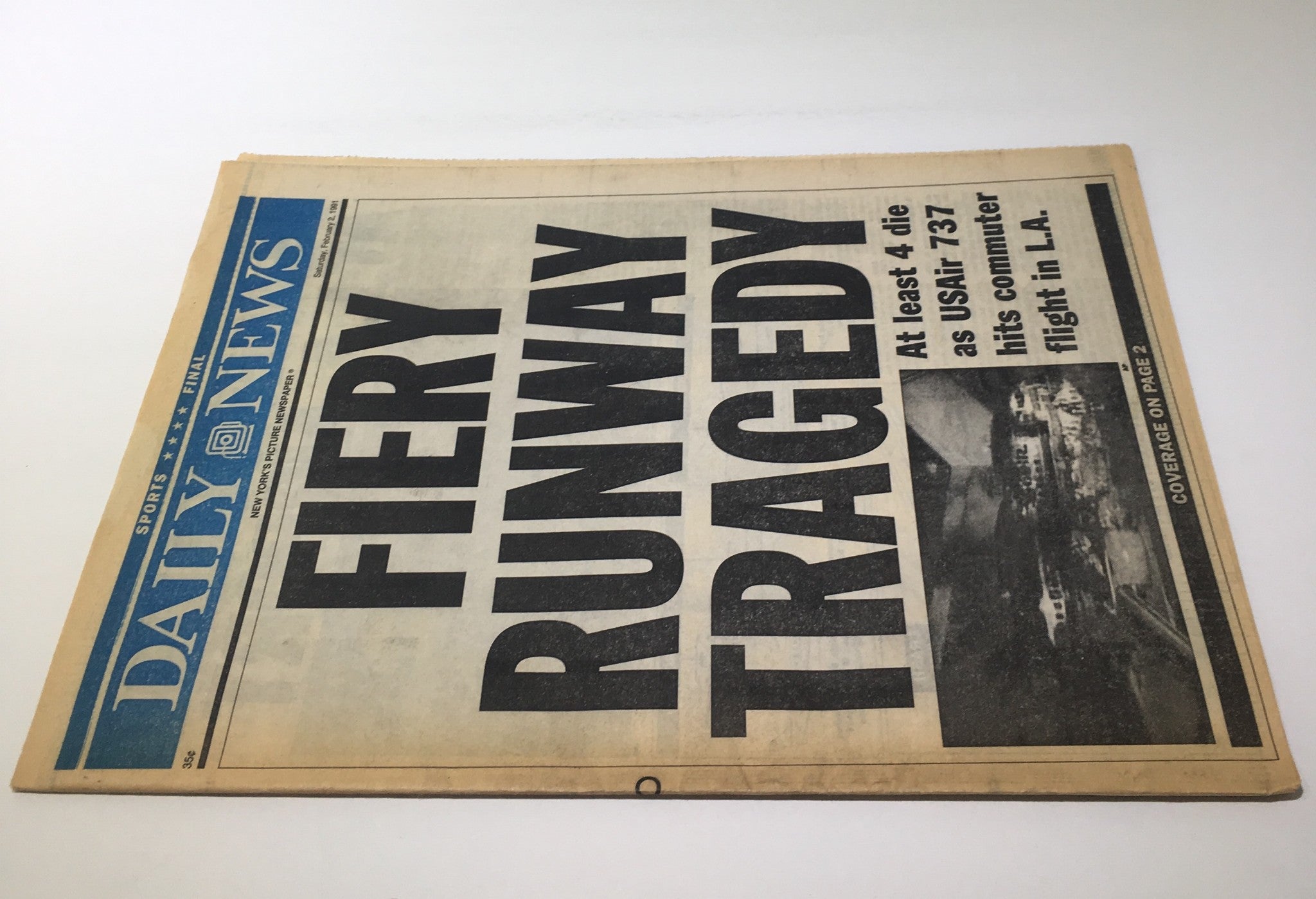 NY Daily News:Feb 02 1991, Fiery Runaway Tragedy