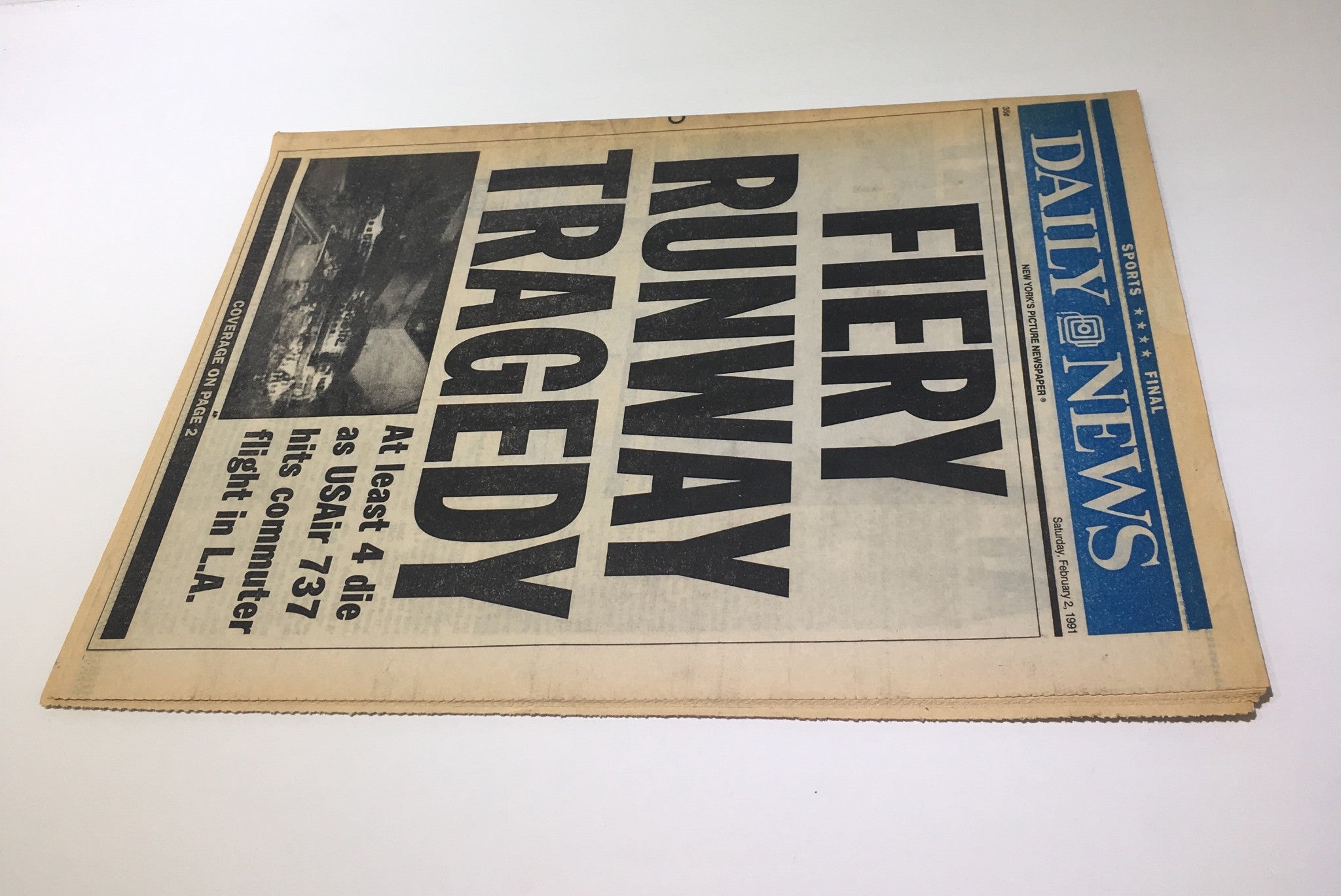 NY Daily News:Feb 02 1991, Fiery Runaway Tragedy