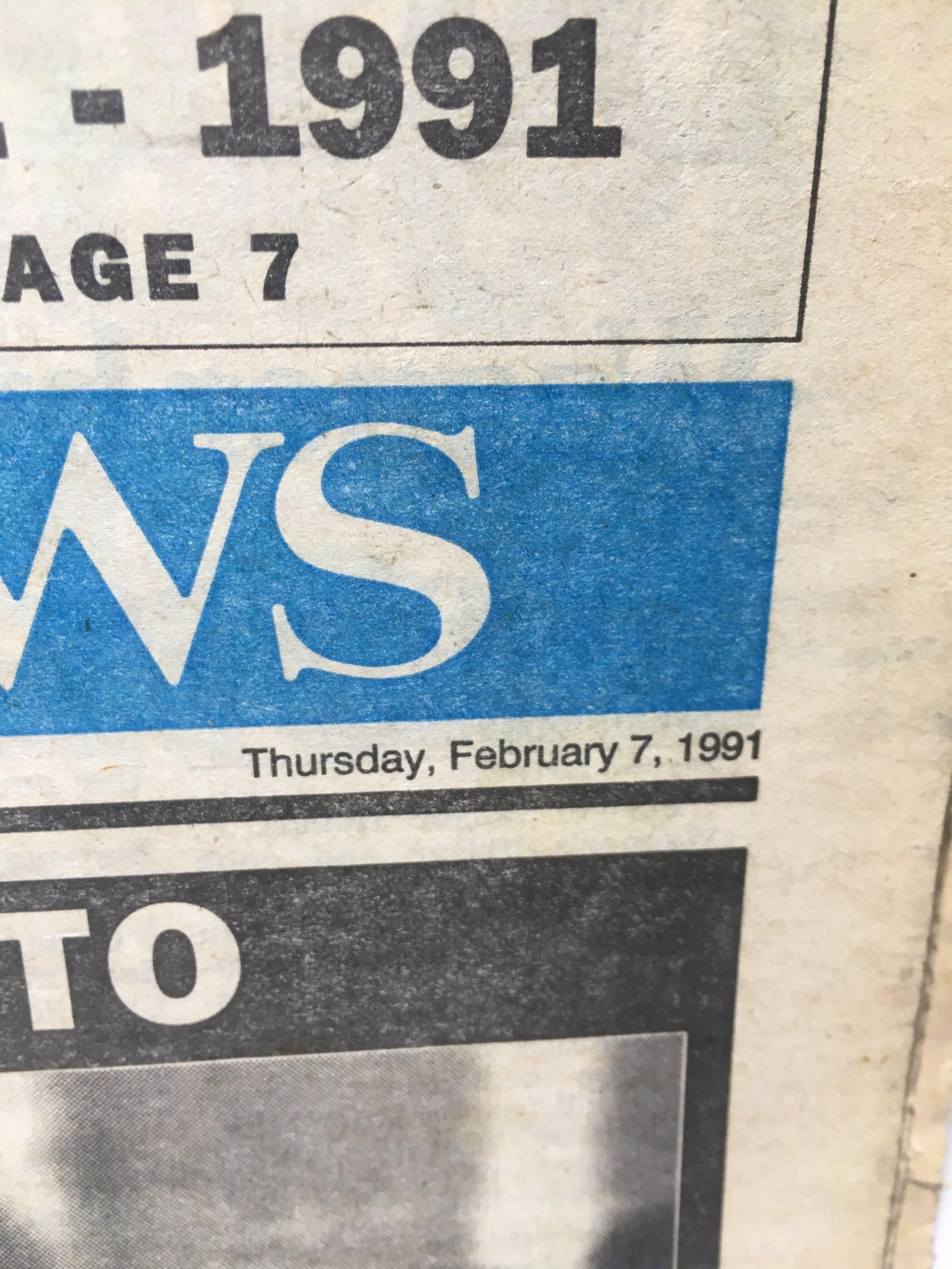 New York Daily News: Feb 7 1991, Crazy Kidnap Caper Goes Awry; Cops Rescue Boy