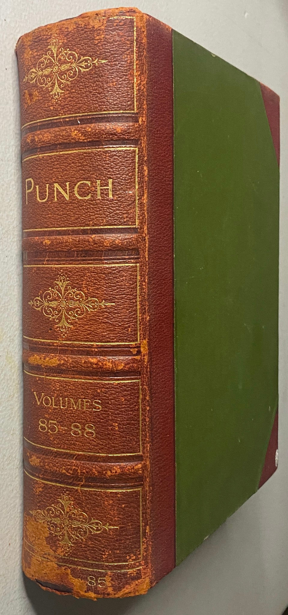 VTG 1883 - 1885 Complete January - December Bound Punch Magazine Volumes 85 - 88