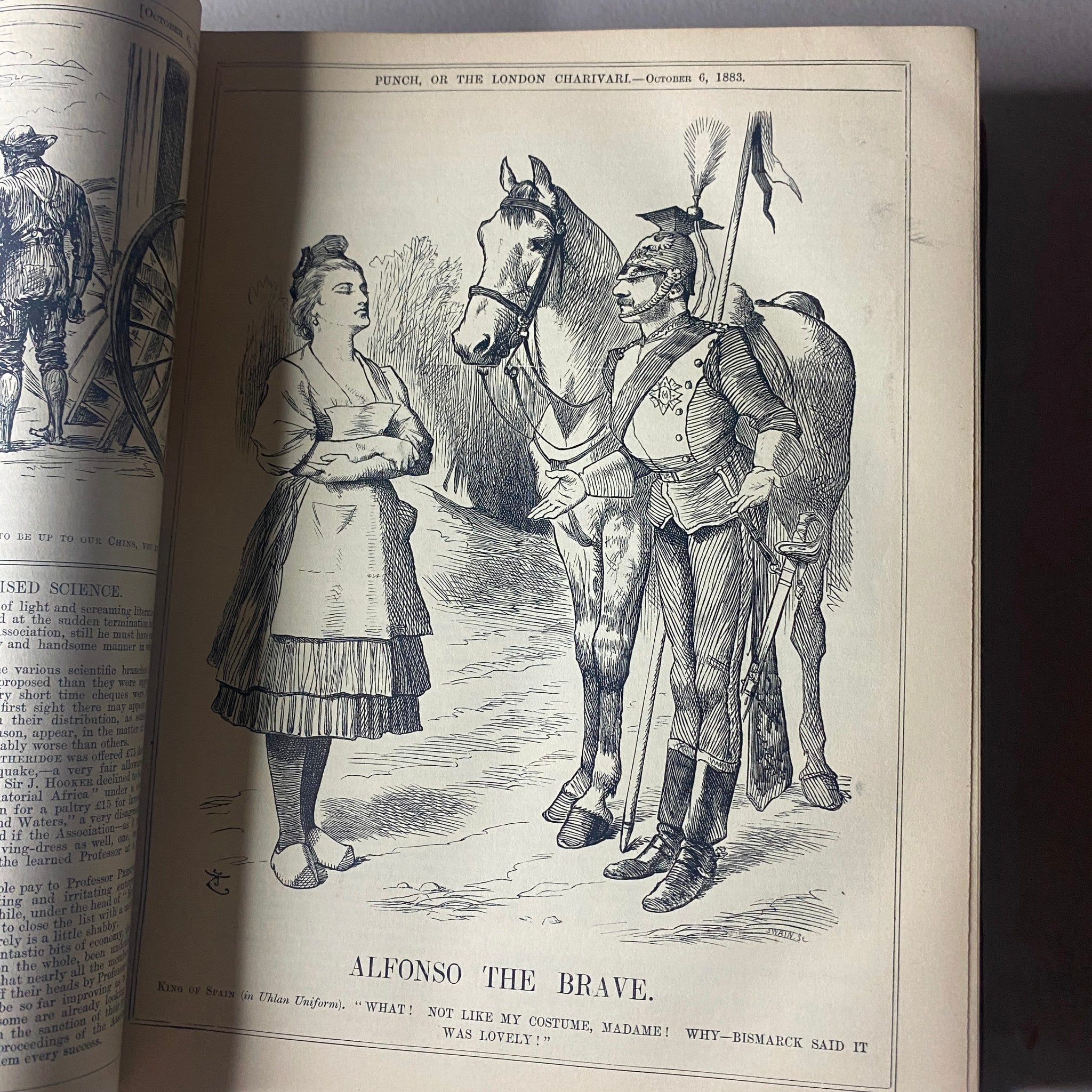 VTG 1883 - 1885 Complete January - December Bound Punch Magazine Volumes 85 - 88