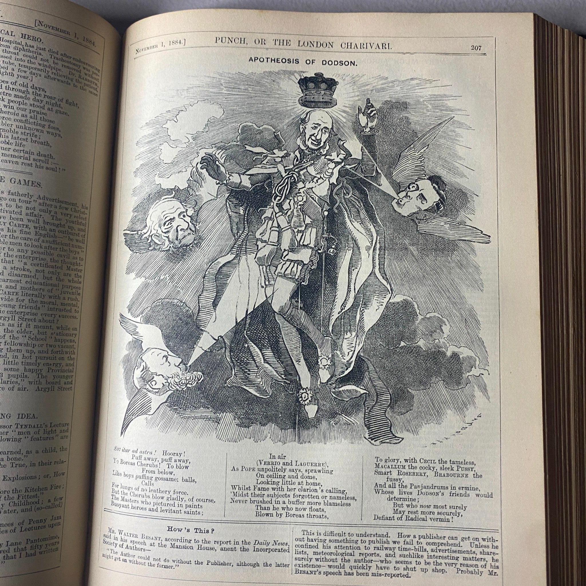 VTG 1883 - 1885 Complete January - December Bound Punch Magazine Volumes 85 - 88