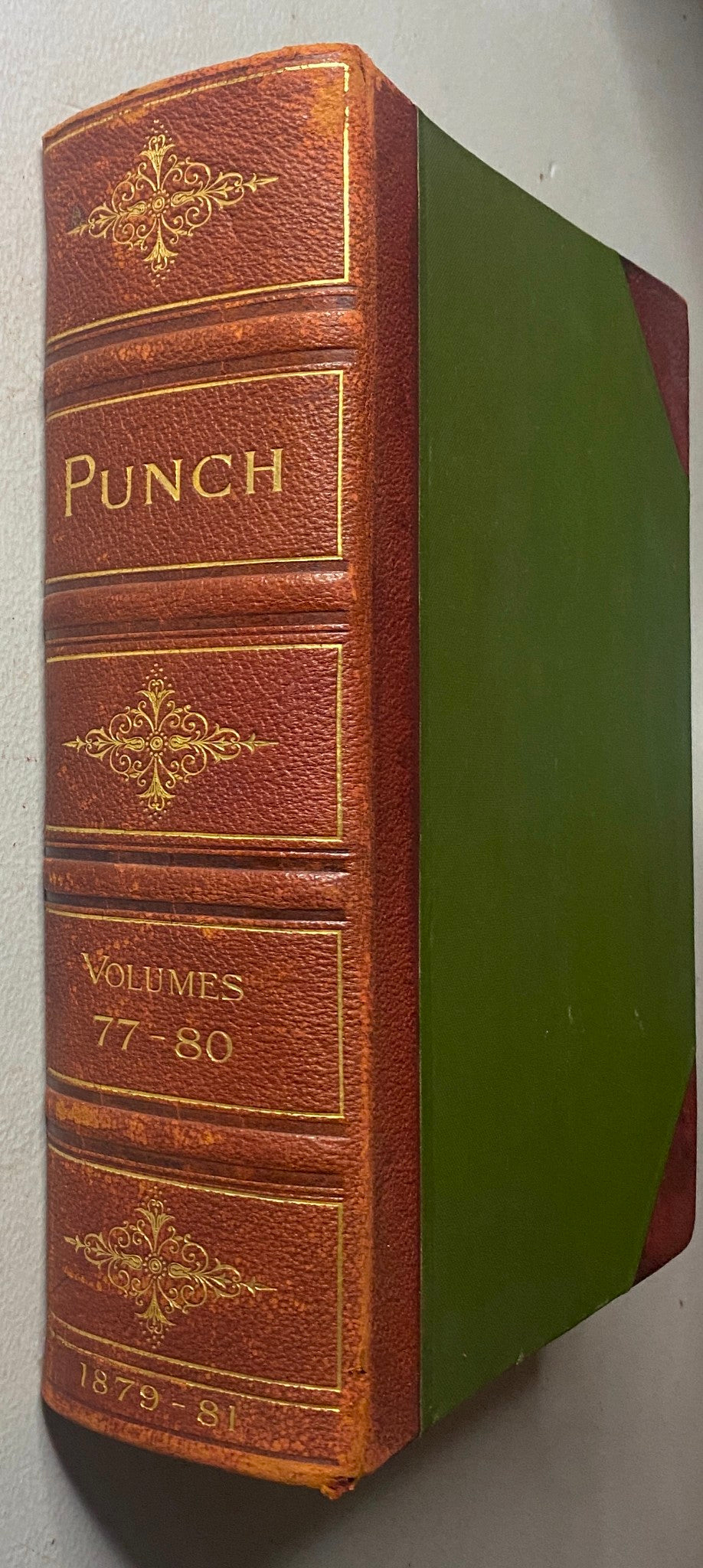 VTG 1879 - 1881 Complete January - December Bound Punch Magazine Volumes 77 - 80