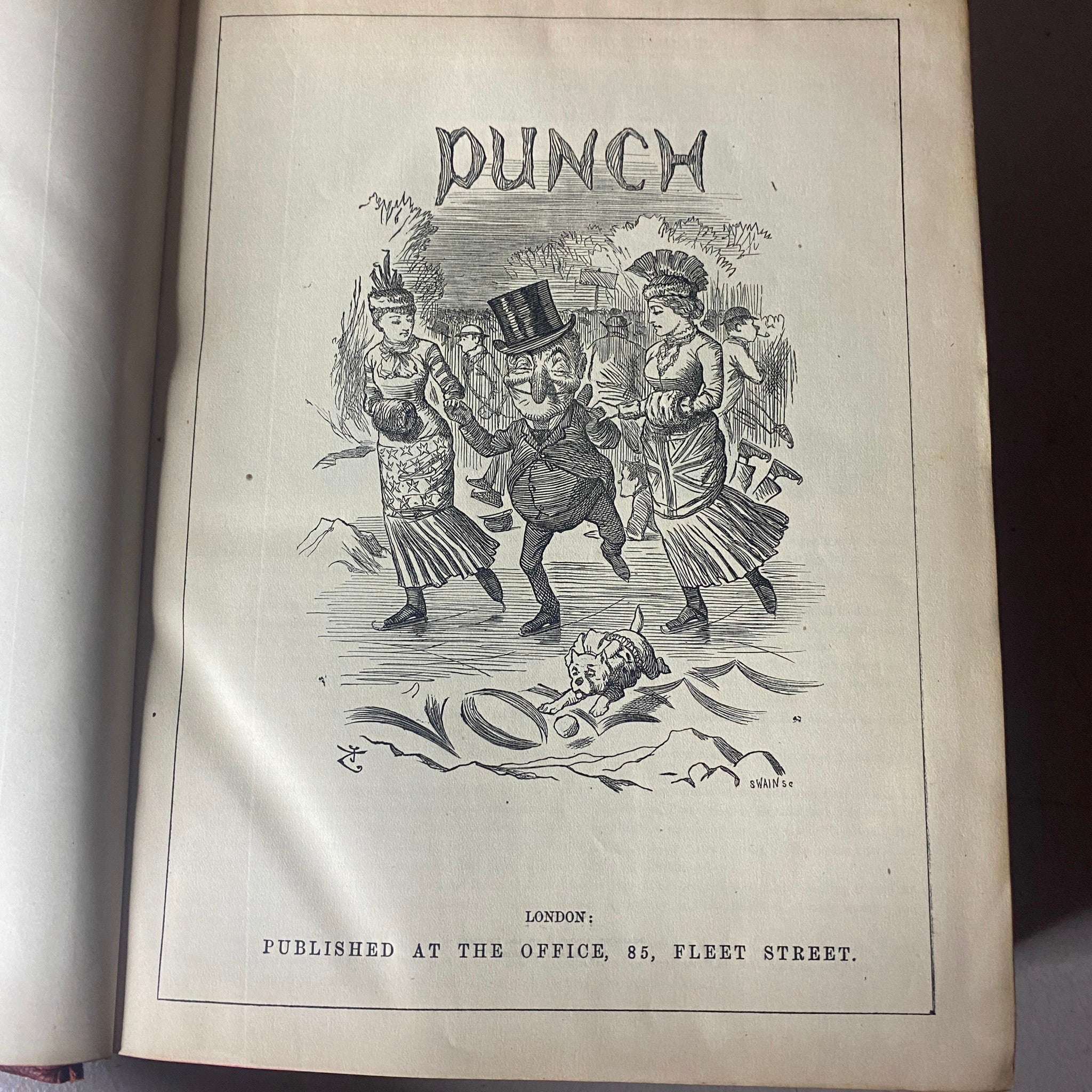 VTG 1879 - 1881 Complete January - December Bound Punch Magazine Volumes 77 - 80