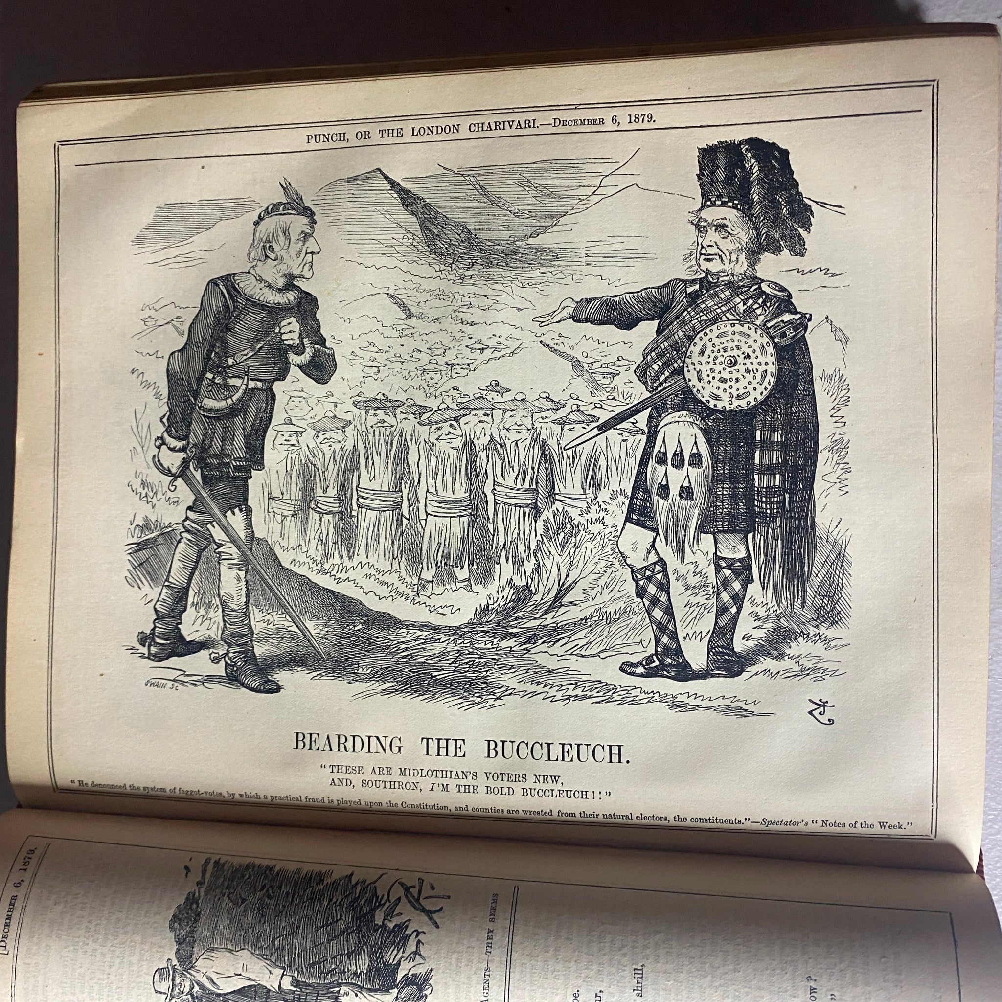 VTG 1879 - 1881 Complete January - December Bound Punch Magazine Volumes 77 - 80