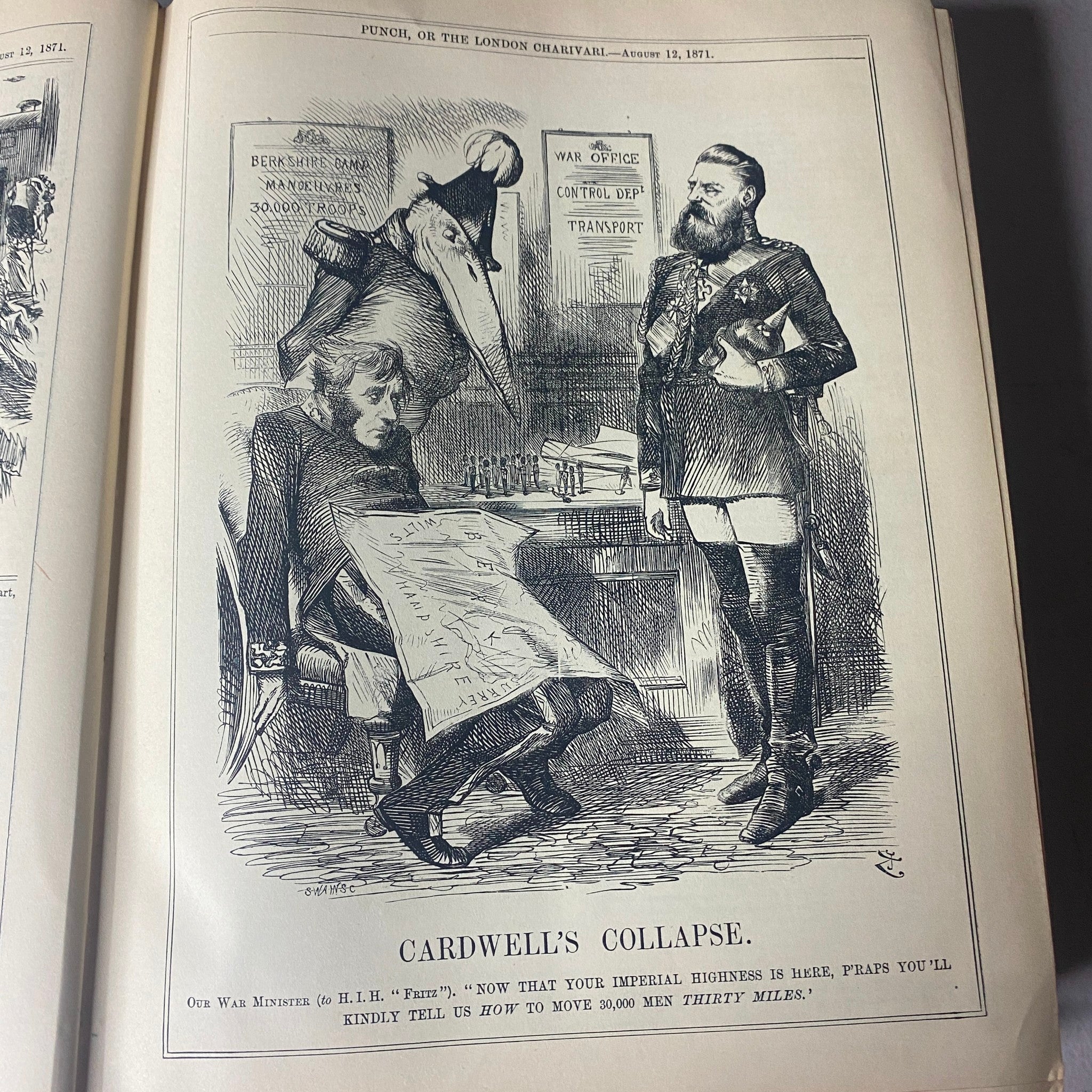 VTG 1871 - 1873 Complete Bound Punch Magazine Volumes 61 - 64