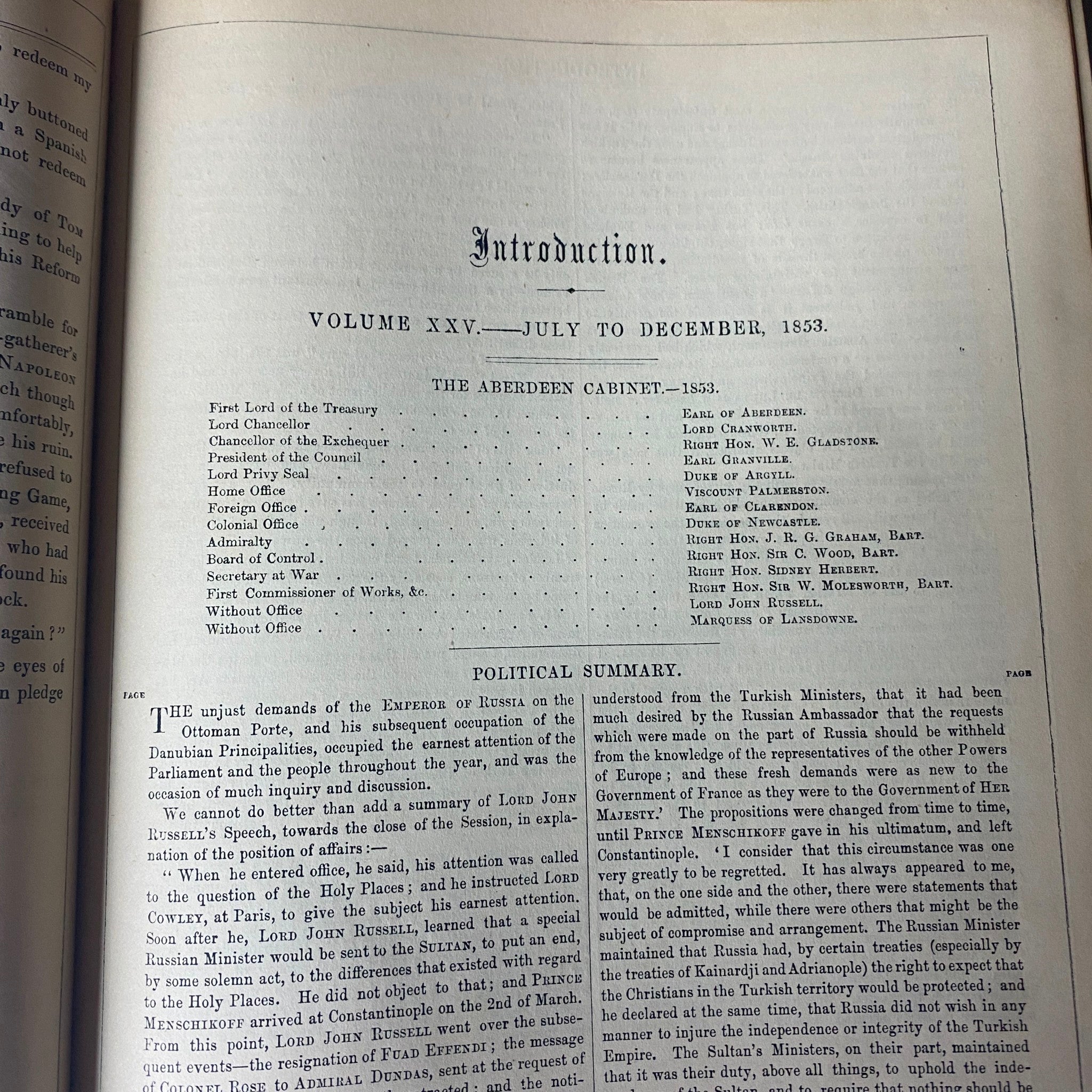 VTG 1853 Complete January - December Bound Punch Magazine Volume XXV