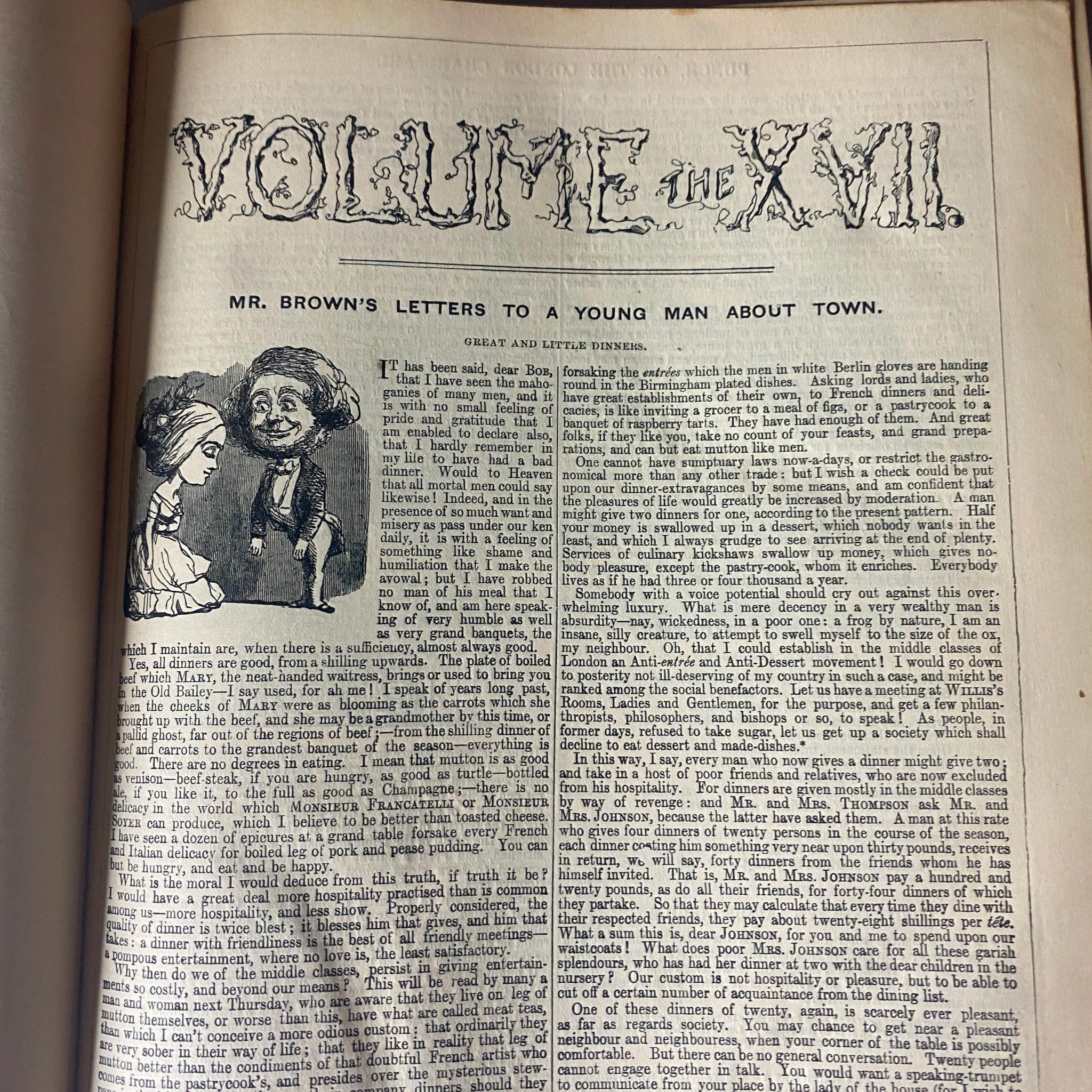 VTG 1849 - 1851 Complete January - December Bound Punch Magazine Volumes 17 - 20