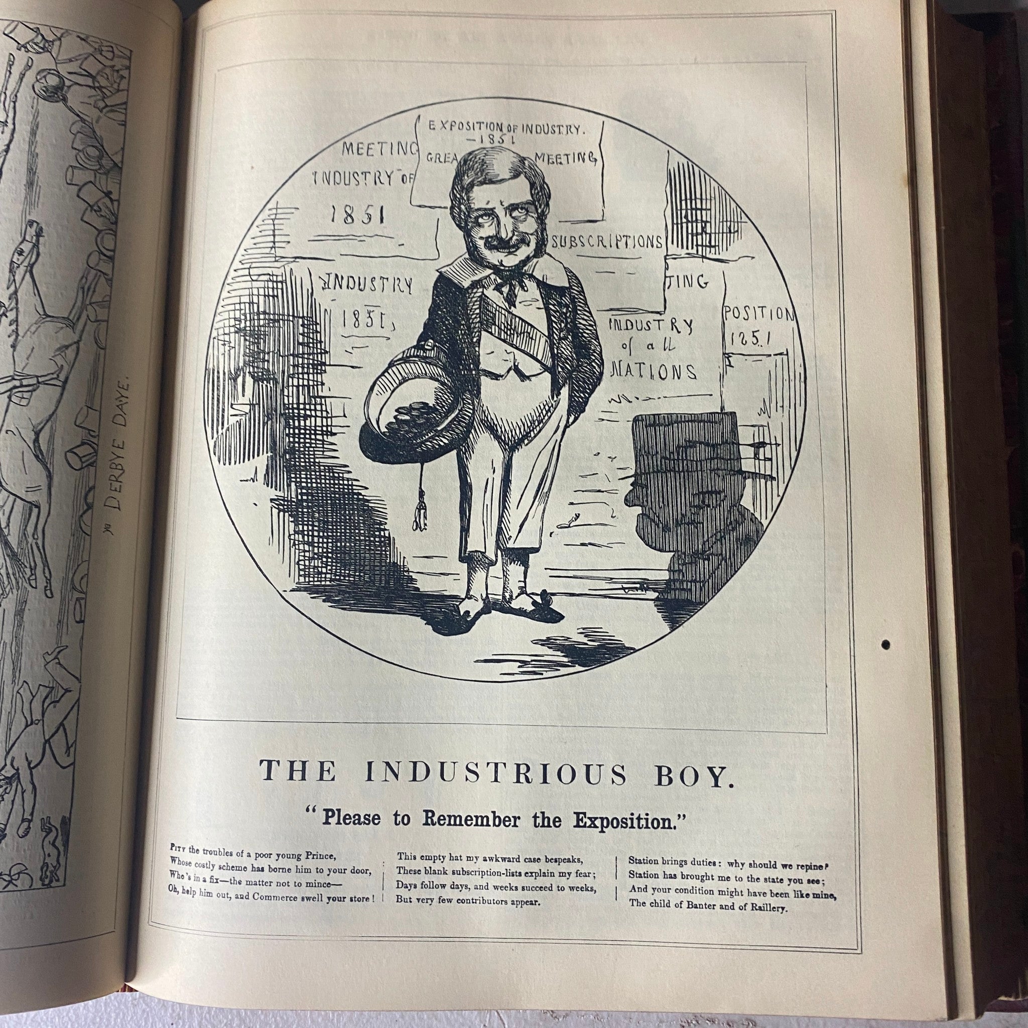 VTG 1849 - 1851 Complete January - December Bound Punch Magazine Volumes 17 - 20