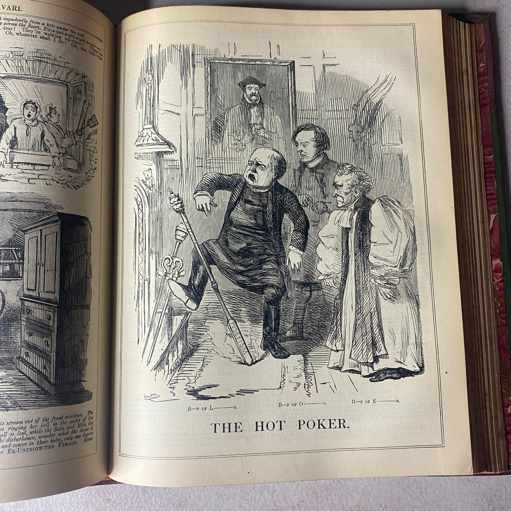 VTG 1849 - 1851 Complete January - December Bound Punch Magazine Volumes 17 - 20