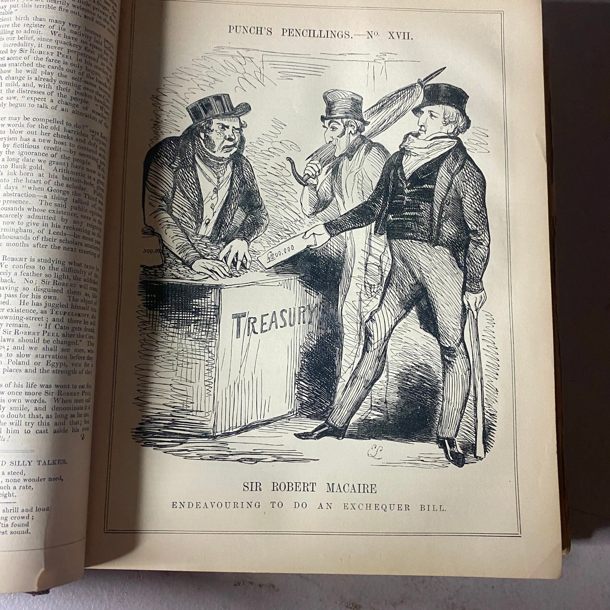 VTG 1841 - 1843 Complete January - December Bound Punch Magazine Volumes 1 - 4