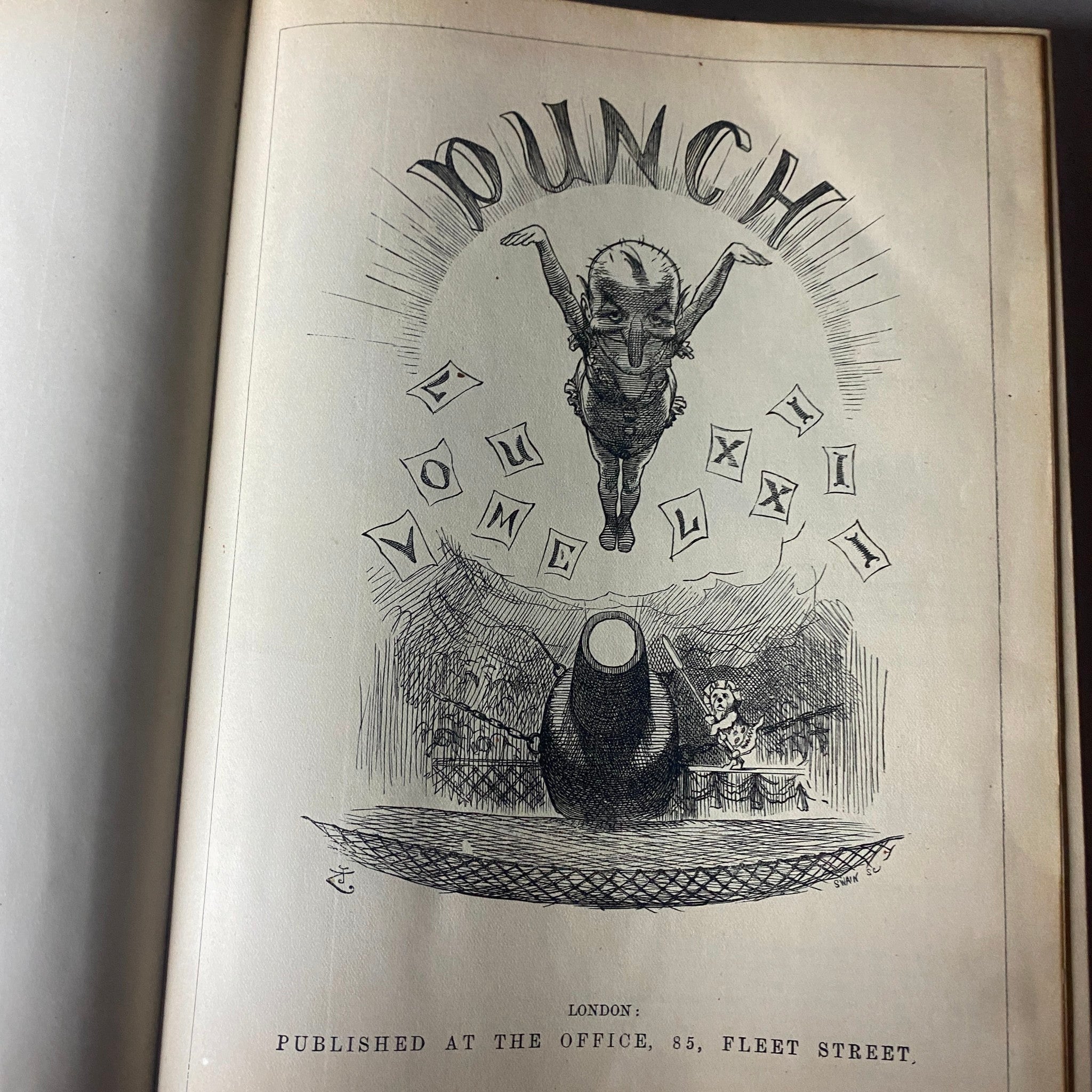 VTG 1877 - 1879 Complete January - December Bound Punch Magazine Volumes 73 - 76