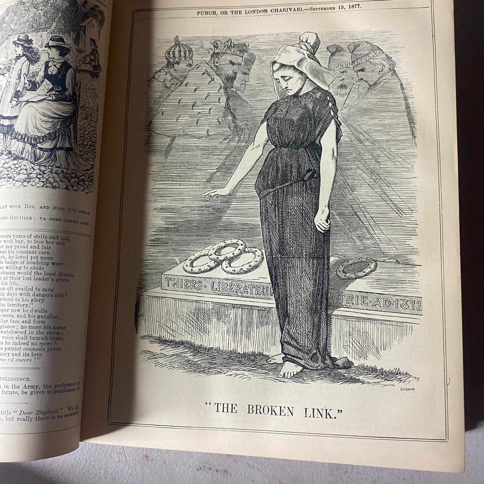 VTG 1877 - 1879 Complete January - December Bound Punch Magazine Volumes 73 - 76