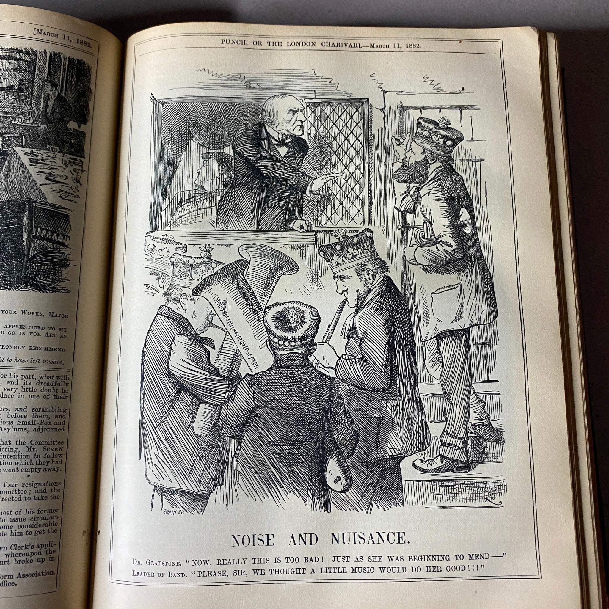 VTG 1881 - 1883 Complete January - December Bound Punch Magazine Volumes 81 - 84