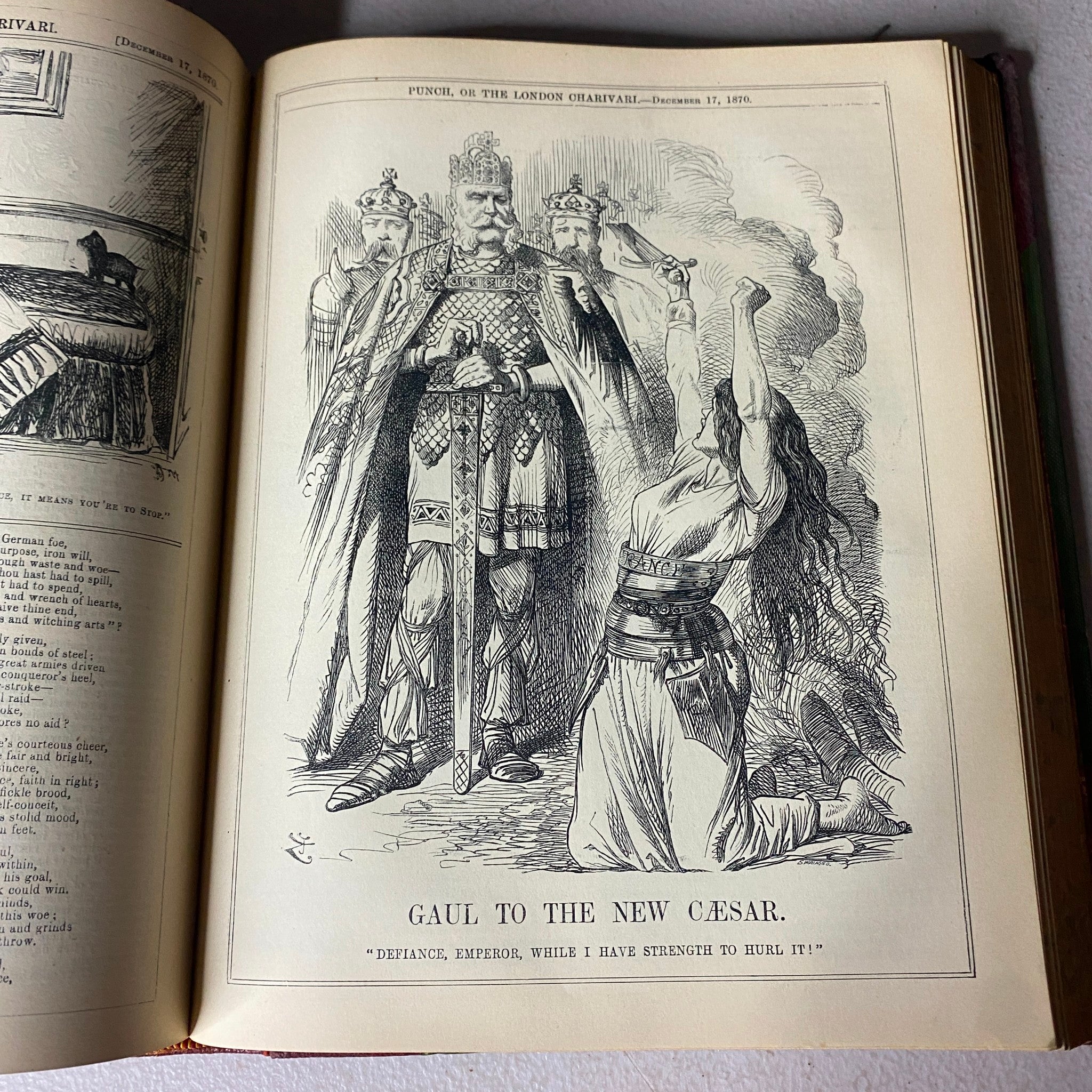 VTG 1869 - 1871 Complete January - December Bound Punch Magazine Volumes 57 - 60