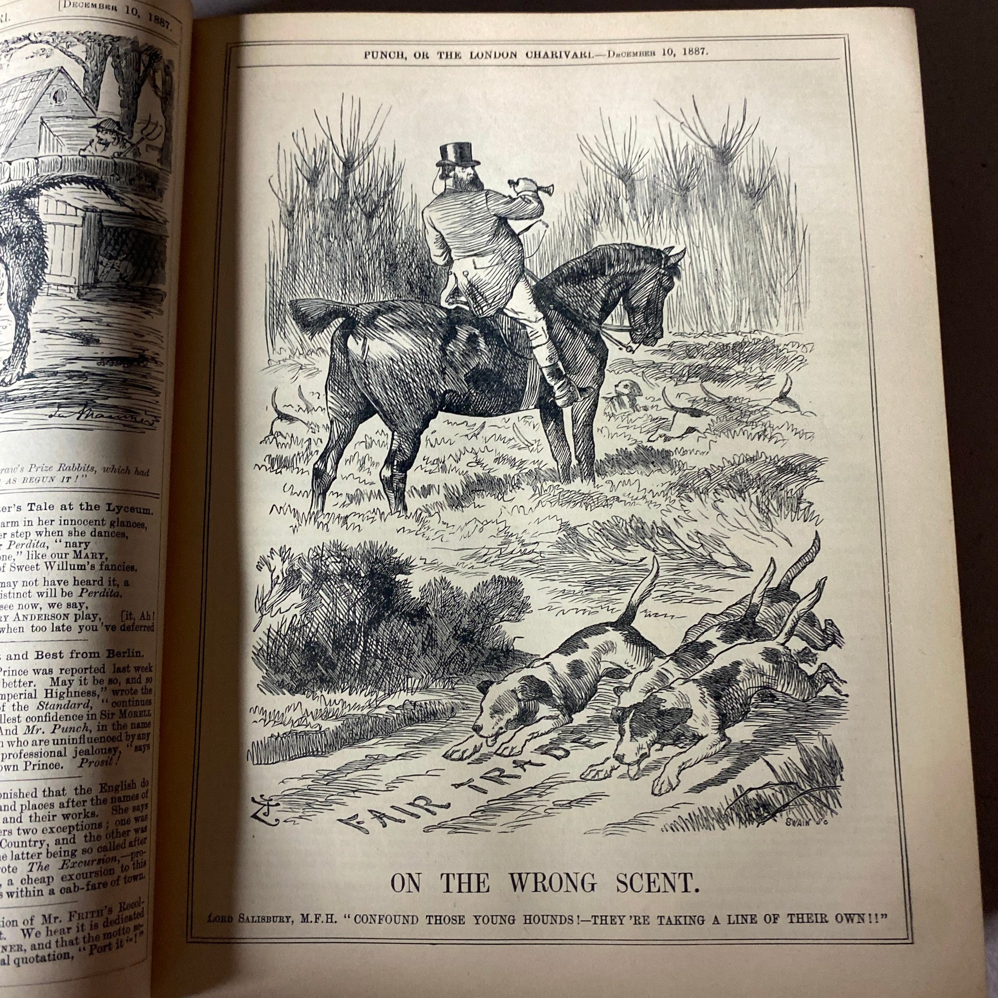 VTG 1887 - 1889 Complete January - December Bound Punch Magazine GD Interior