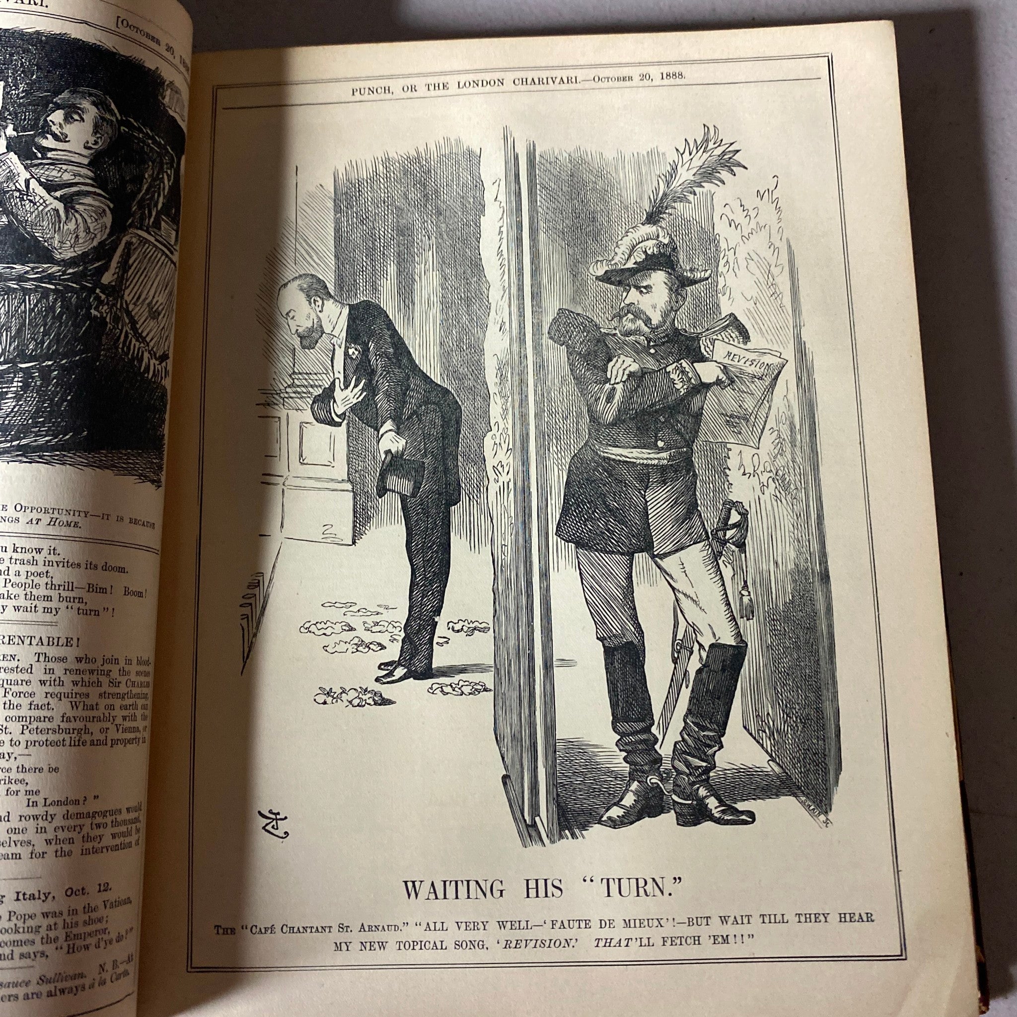 VTG 1887 - 1889 Complete January - December Bound Punch Magazine GD Interior