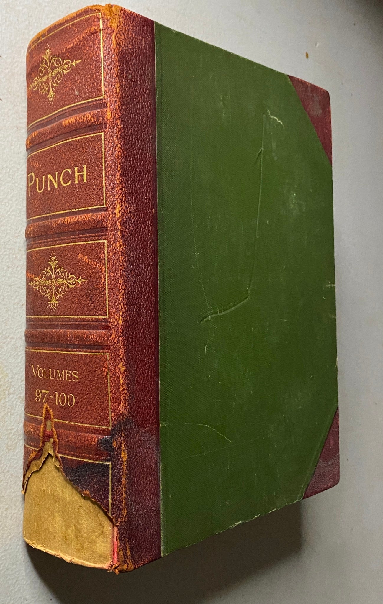 VTG 1889 - 1891 Complete January - December Bound Punch Magazine GD Interior