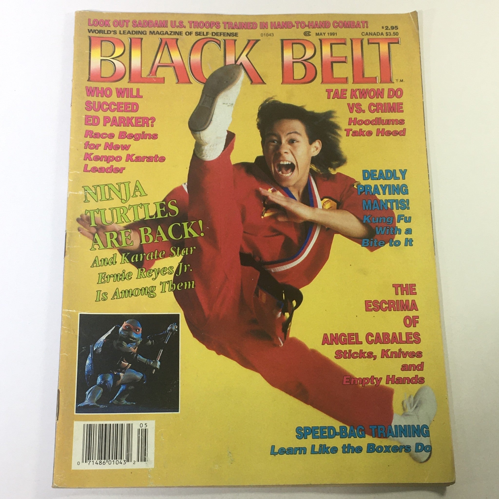 Black Belt Magazine May 1991 - Karate Star Ernie Reyes Jr. / Kenpo's Ed Parker