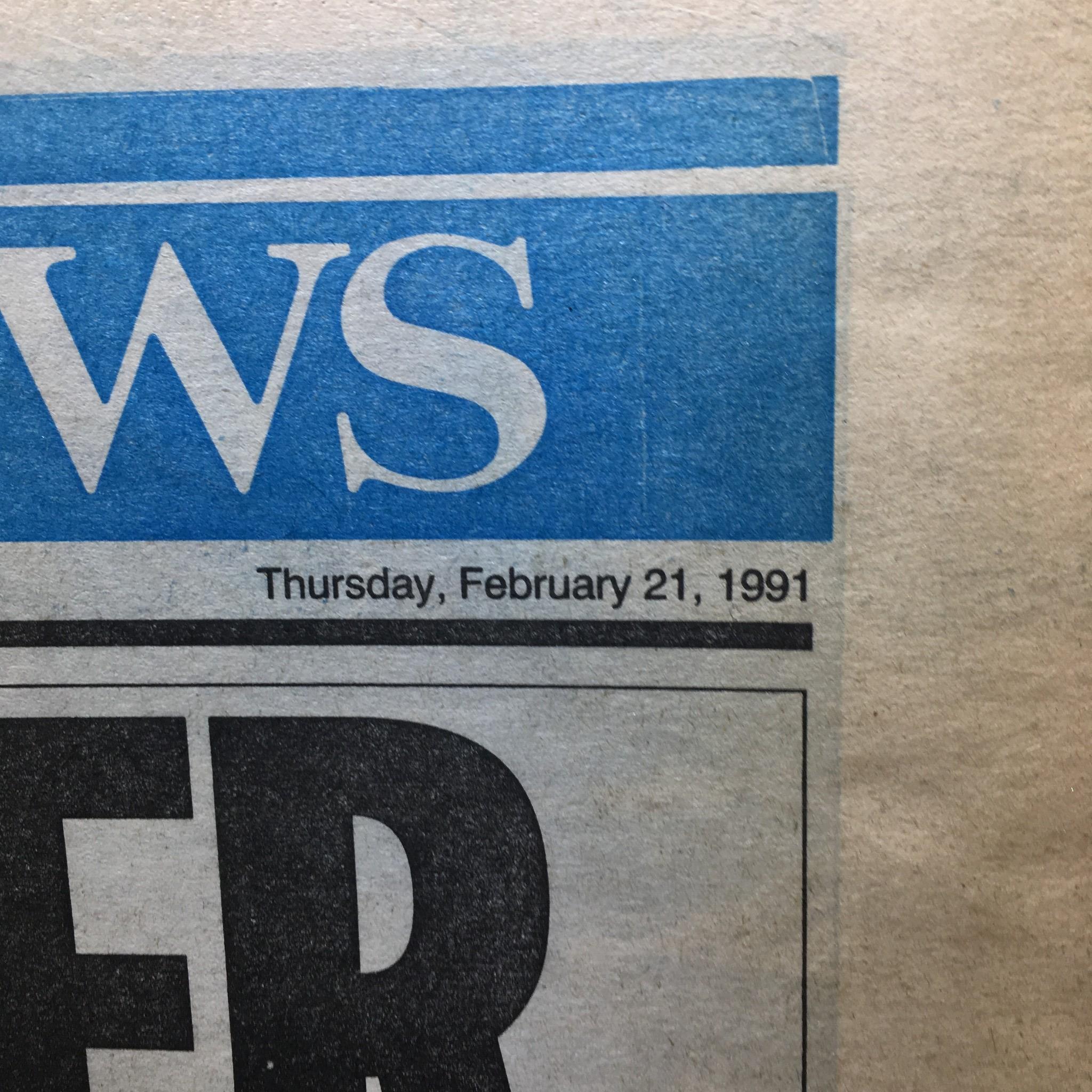 NY Daily News:2/21/91,Feuding Family Faction Sells 50% of Giants to Biz Tycoon