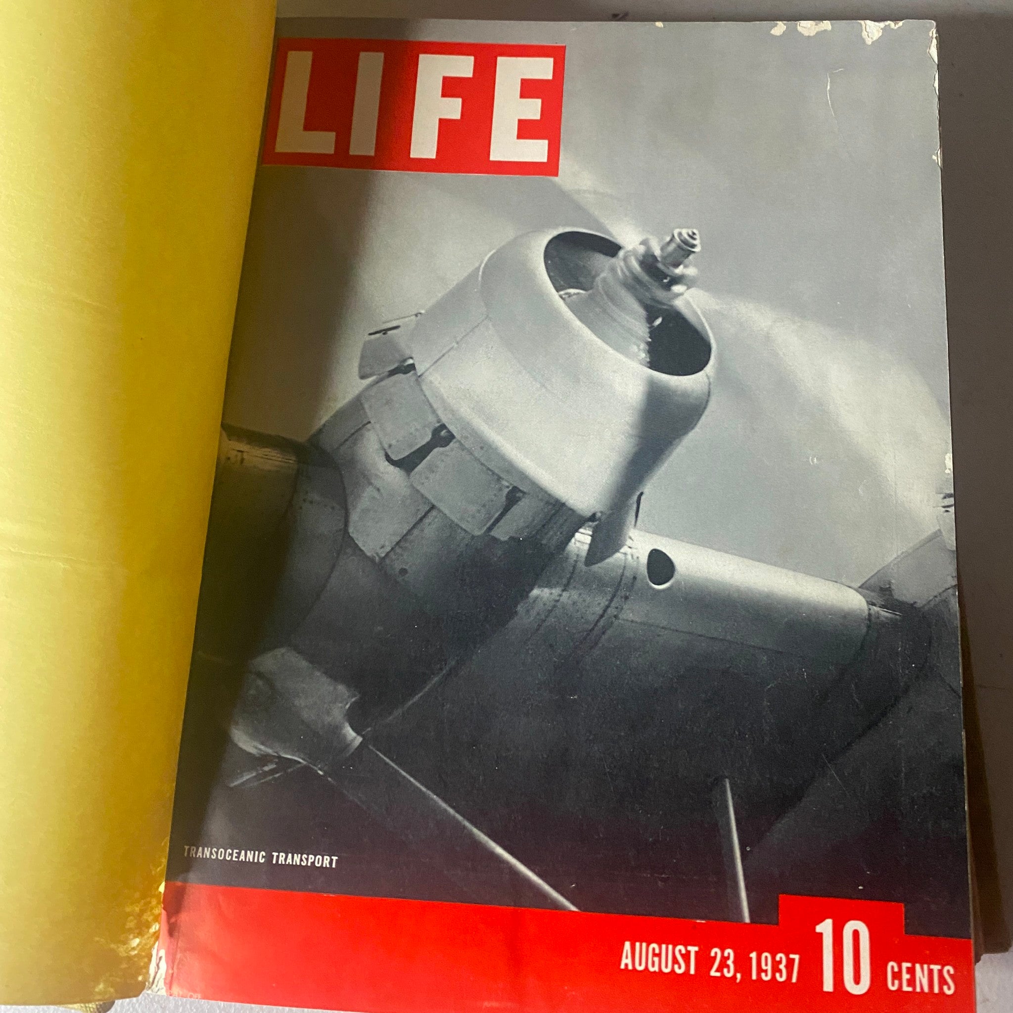 VTG 1937 Bound Life Magazine August 23 - October 25 Weekly Issue