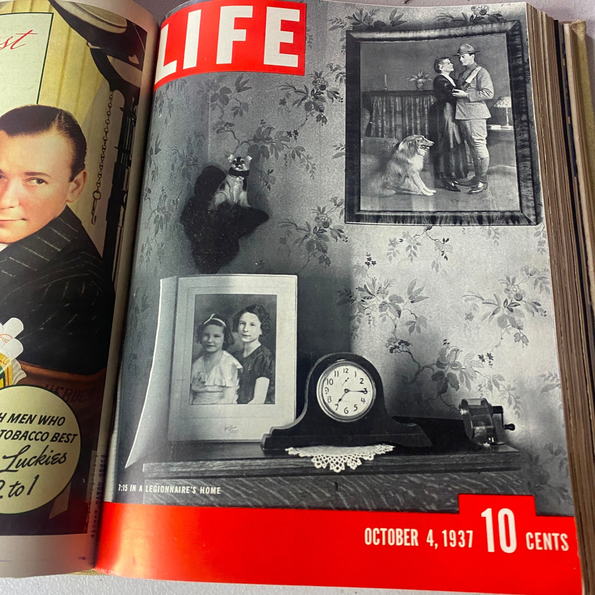 VTG 1937 Bound Life Magazine August 23 - October 25 Weekly Issue