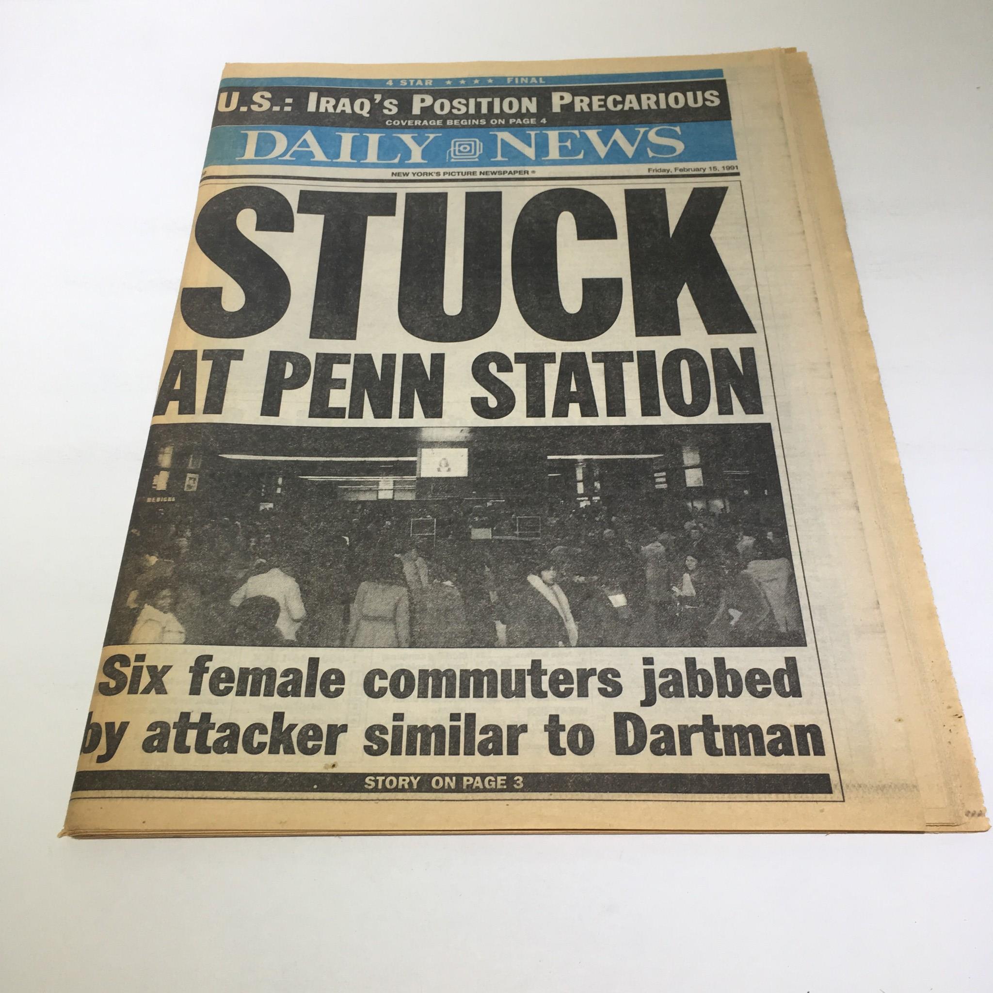 NY Daily News:2/15/91 Six Female Commuters Jabbed by Attacker Similar to Dartman