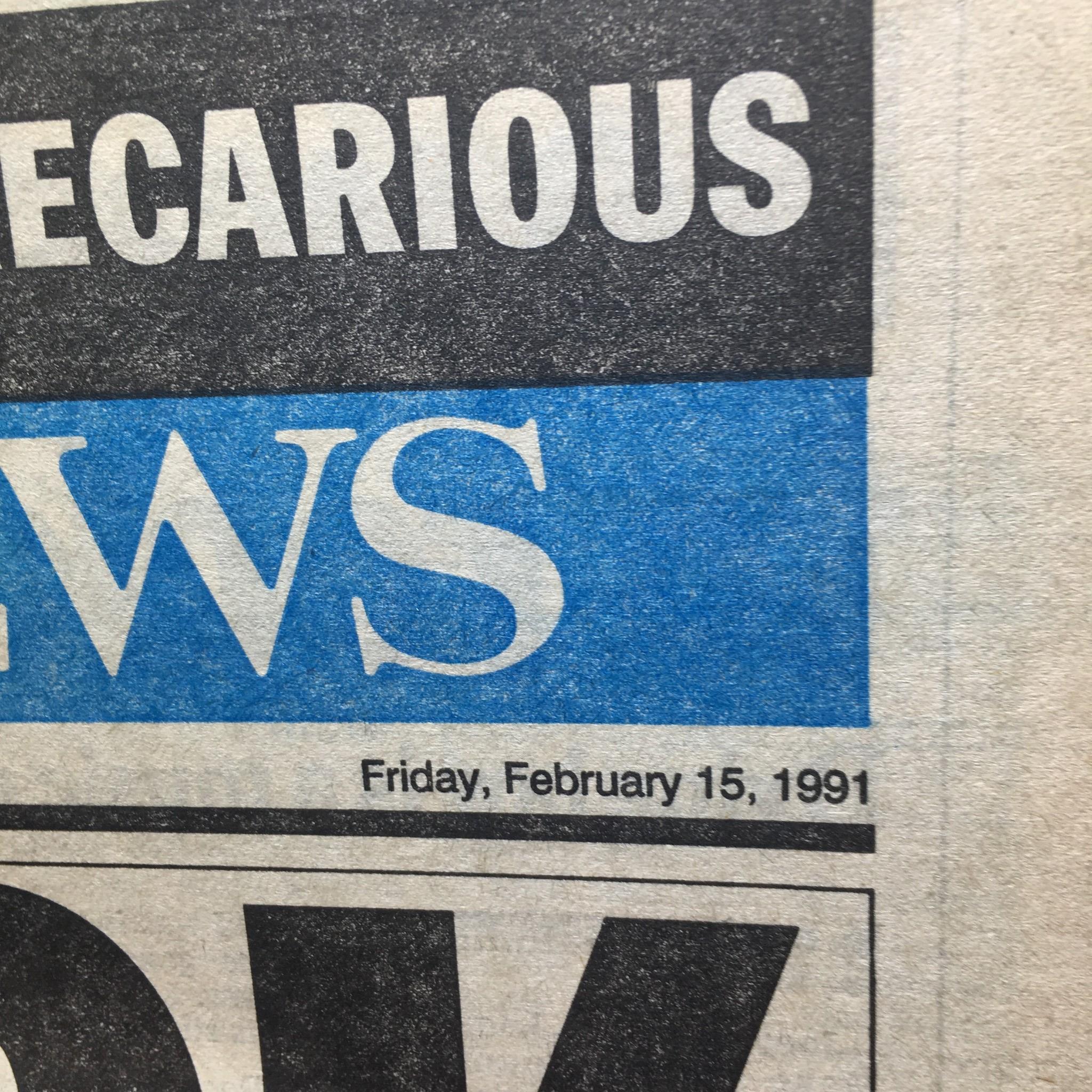 NY Daily News:2/15/91 Six Female Commuters Jabbed by Attacker Similar to Dartman