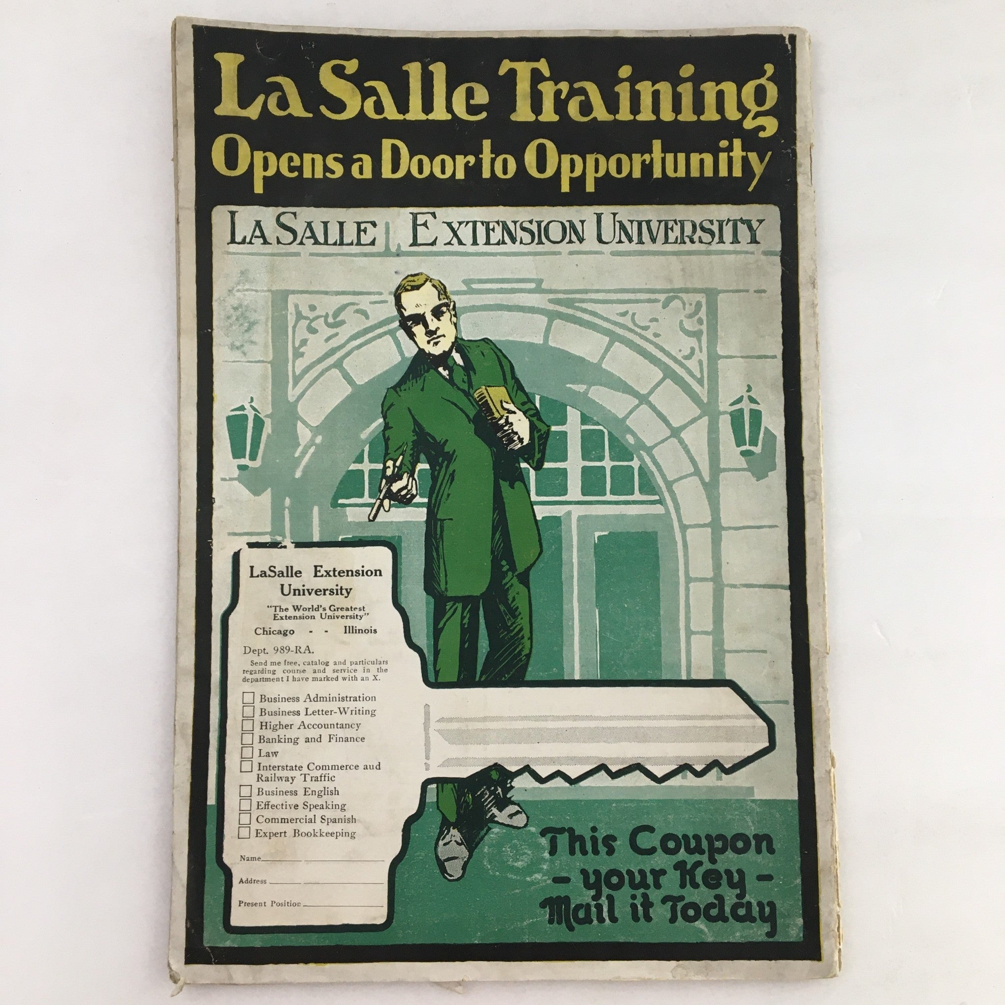 Advertisement page from Personal Efficiency Magazine September 1919 promoting La Salle Training for personal and professional development.