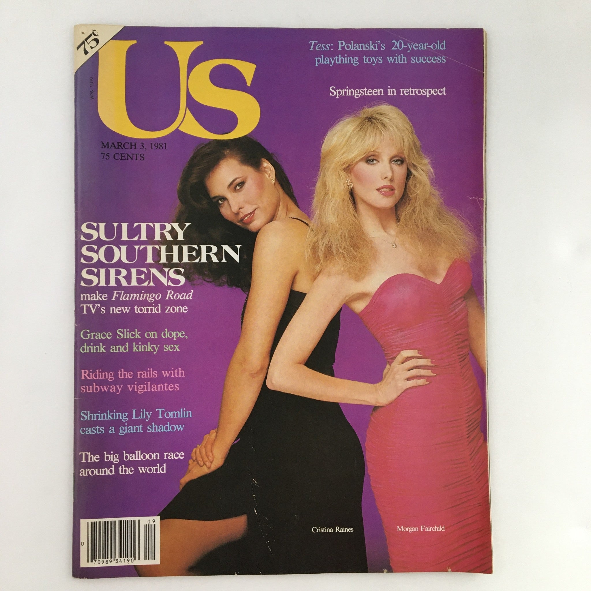 US Magazine March 3 1981 Cristina Raines and Morgan Fairchild No Label