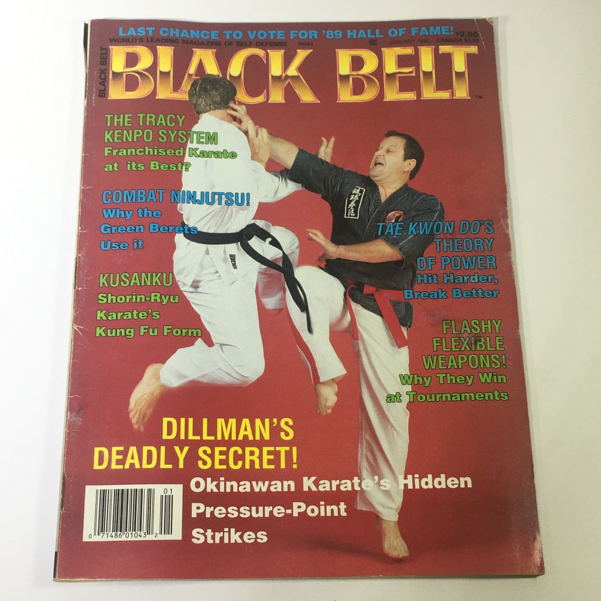 Black Belt Magazine January 1990 - Kusanku Shorin-Ryu / The Tracy Kenpo System