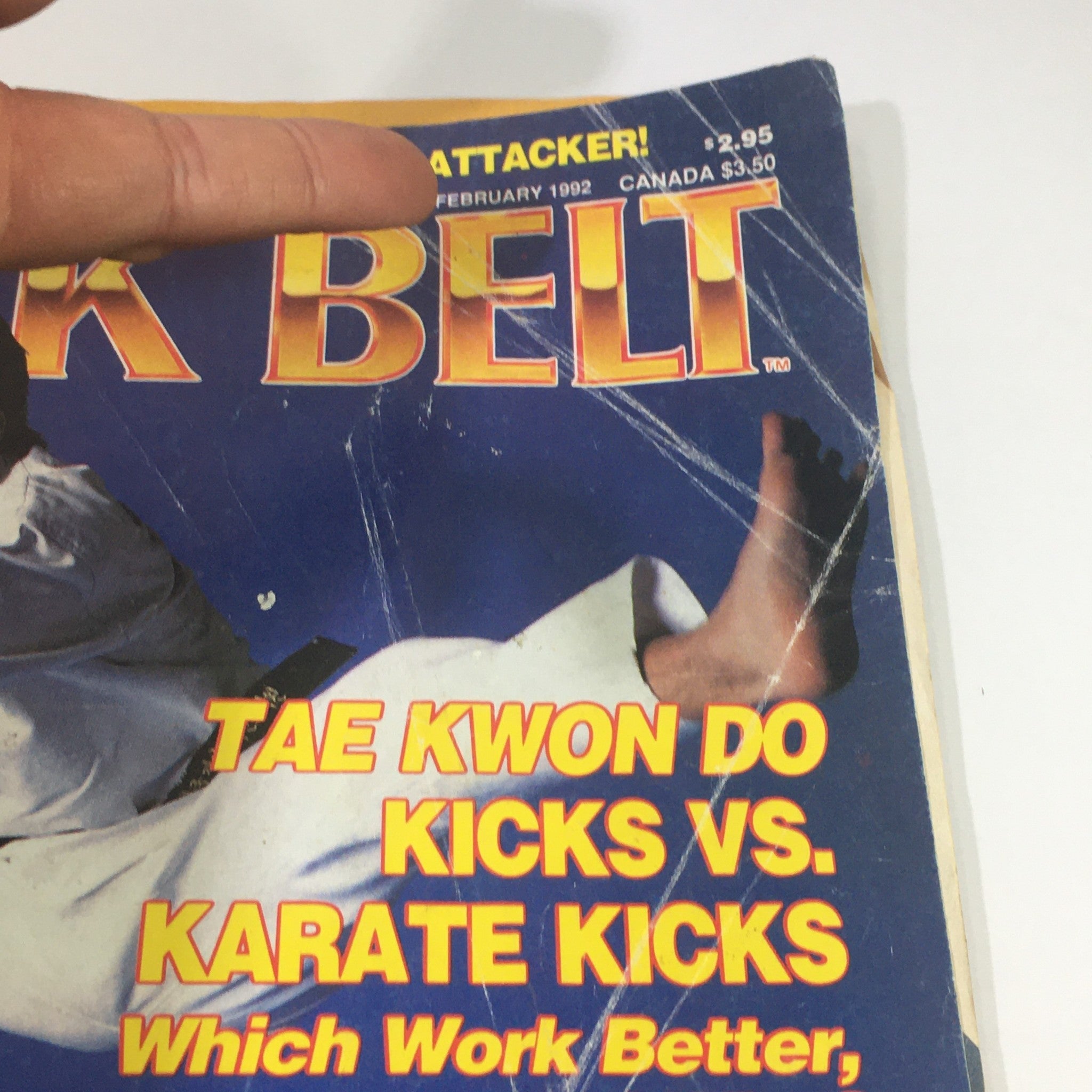 Black Belt Magazine February 1992 - Kathy Long / The Gichin Funakoshi Story