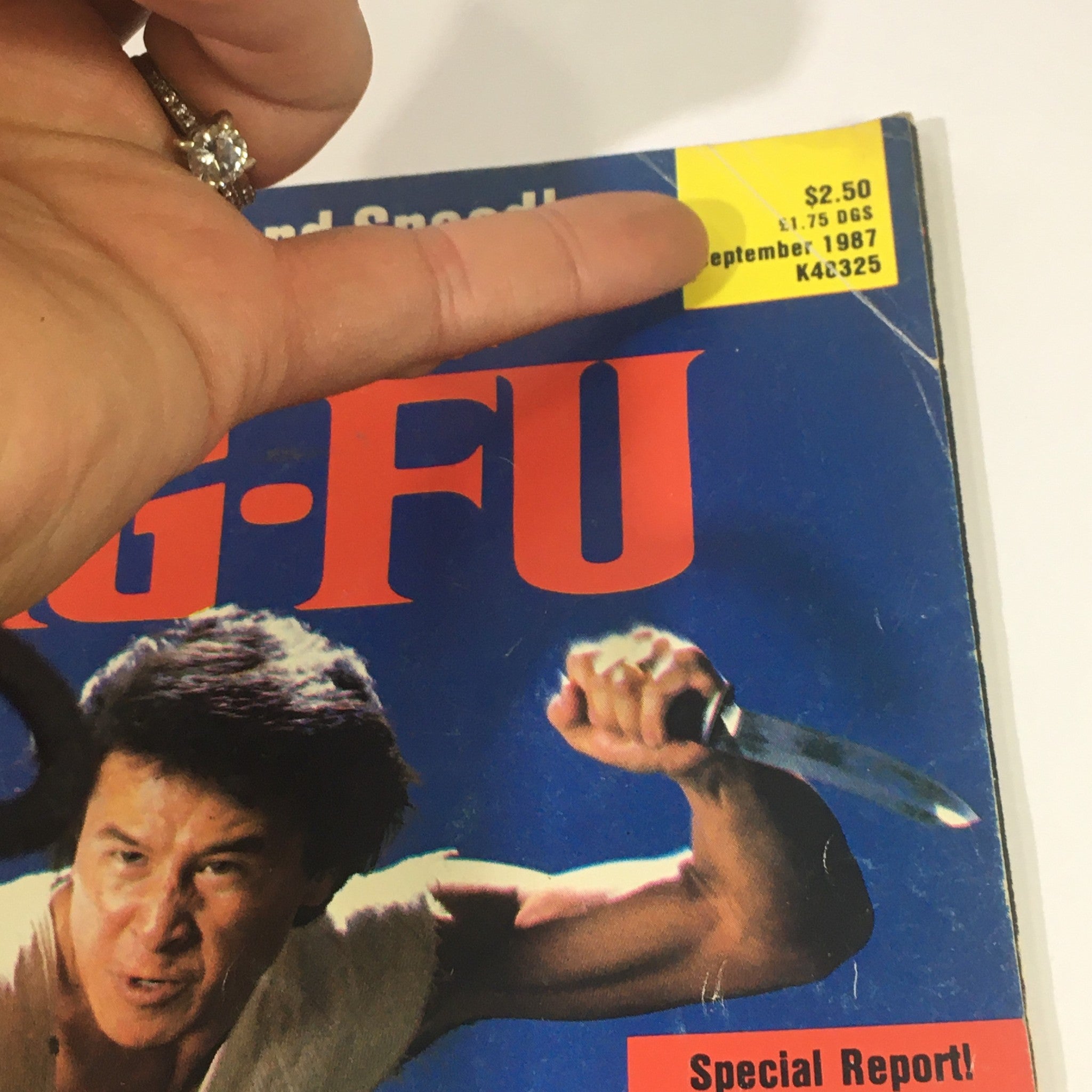 VTG Inside Kung Fu Magazine September 1987 - The 'Dragonmaster' James Lew