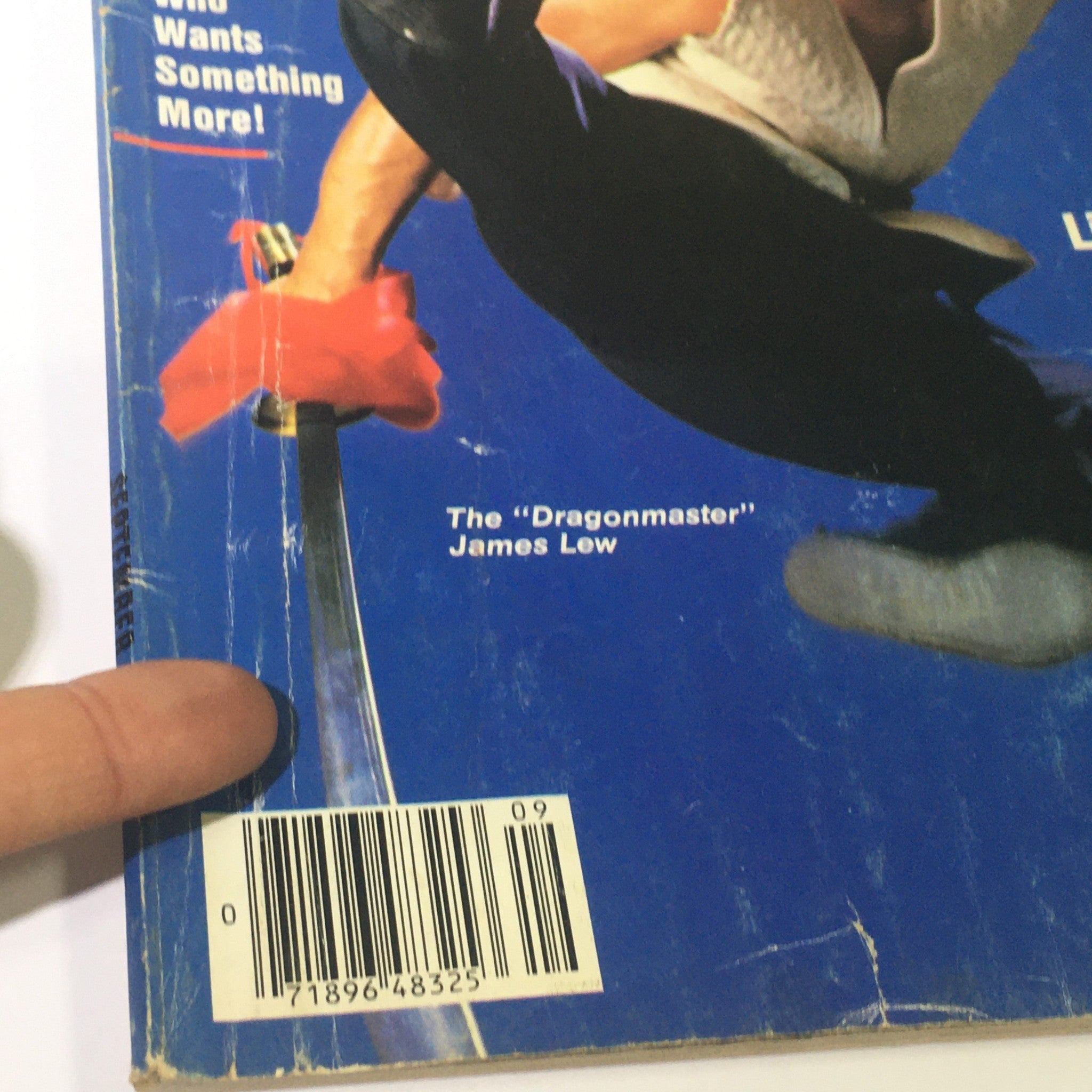 VTG Inside Kung Fu Magazine September 1987 - The 'Dragonmaster' James Lew