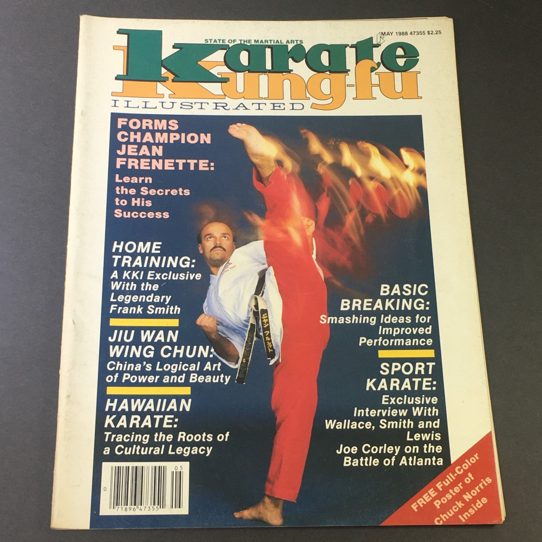 VTG Karate Kung Fu Illustrated Magazine May 1988 - Jean Frenette / Joe Corley