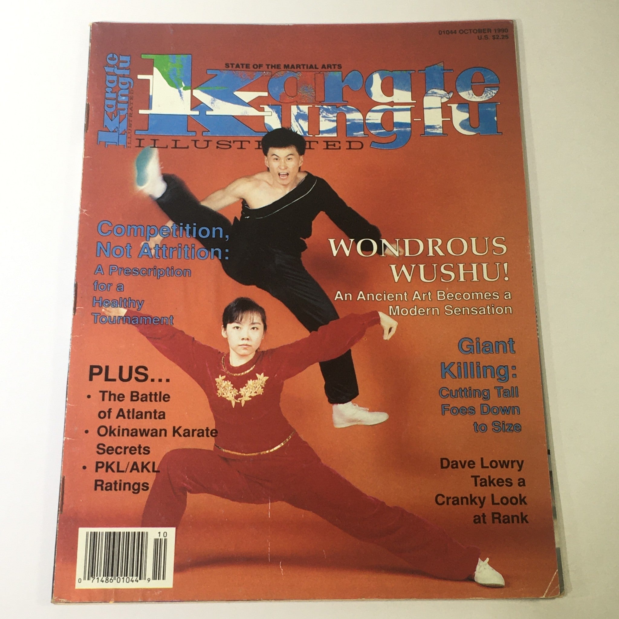 Karate Kung Fu Illustrated Magazine October 1990 - Dave Lowry Cranky Look Rank